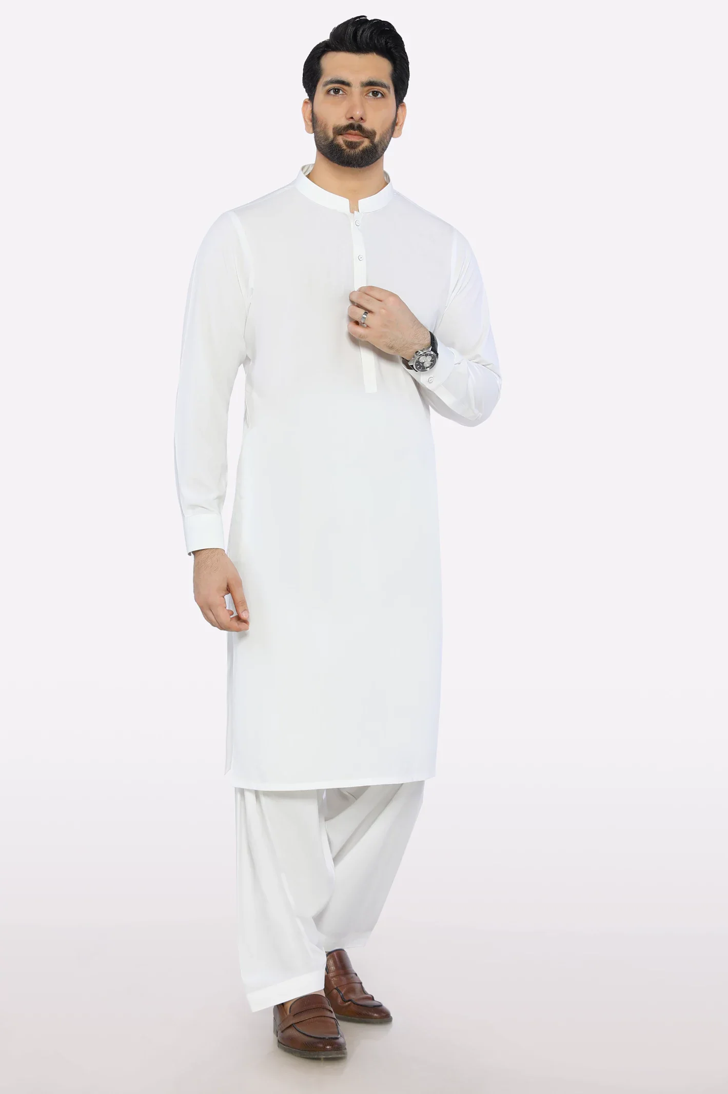 Off White Cotton Fabric