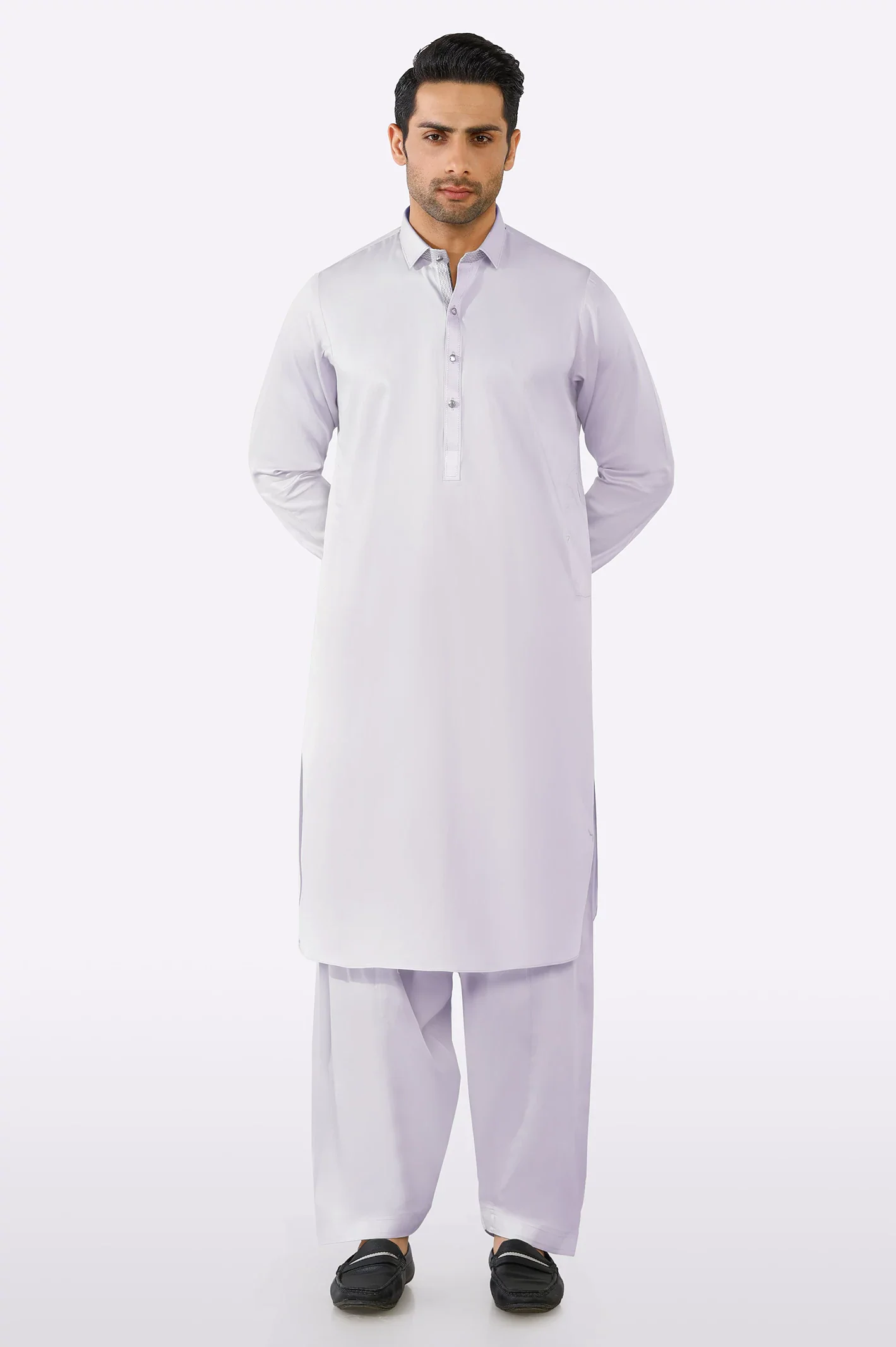 Light Purple Wash & Wear Fabric