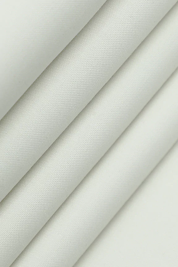 White Wash & Wear Fabric