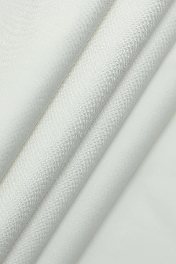 Off White Wash & Wear Fabric