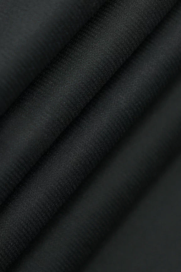 Black Wash & Wear Fabric