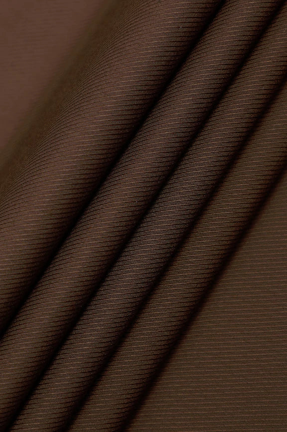 Brown Wash & Wear Fabric