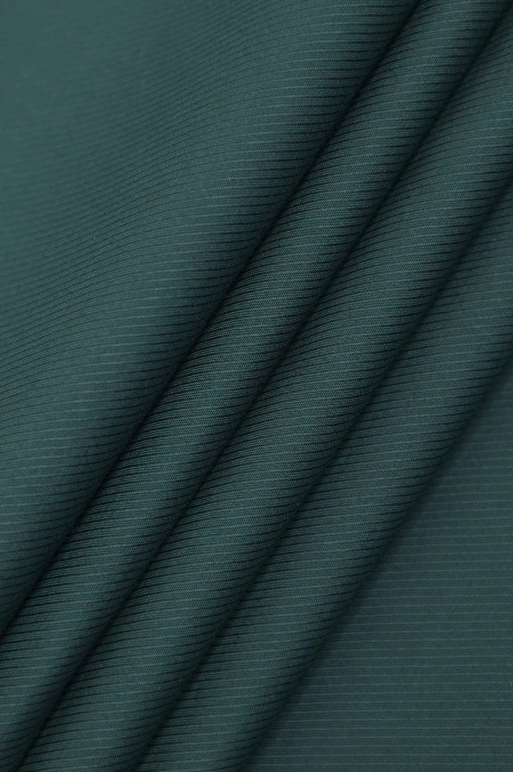 Bottle Green Wash & Wear Fabric