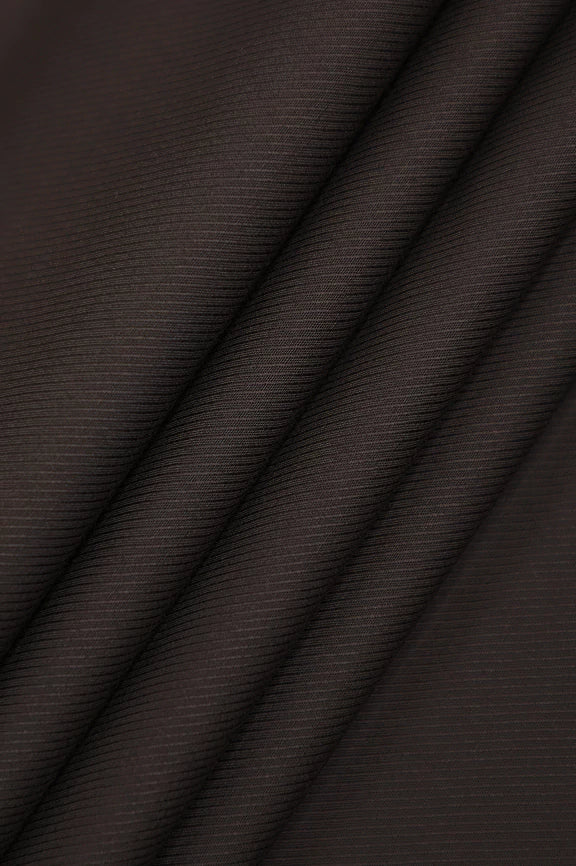 Dark Brown Wash & Wear Fabric