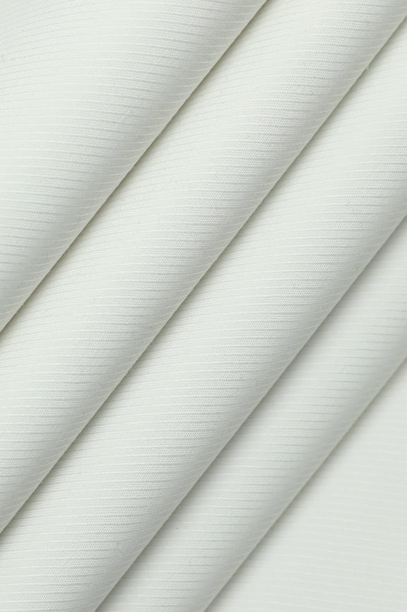 Off White Wash & Wear Fabric