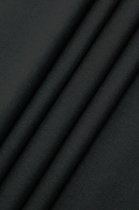 Black Wash & Wear Fabric