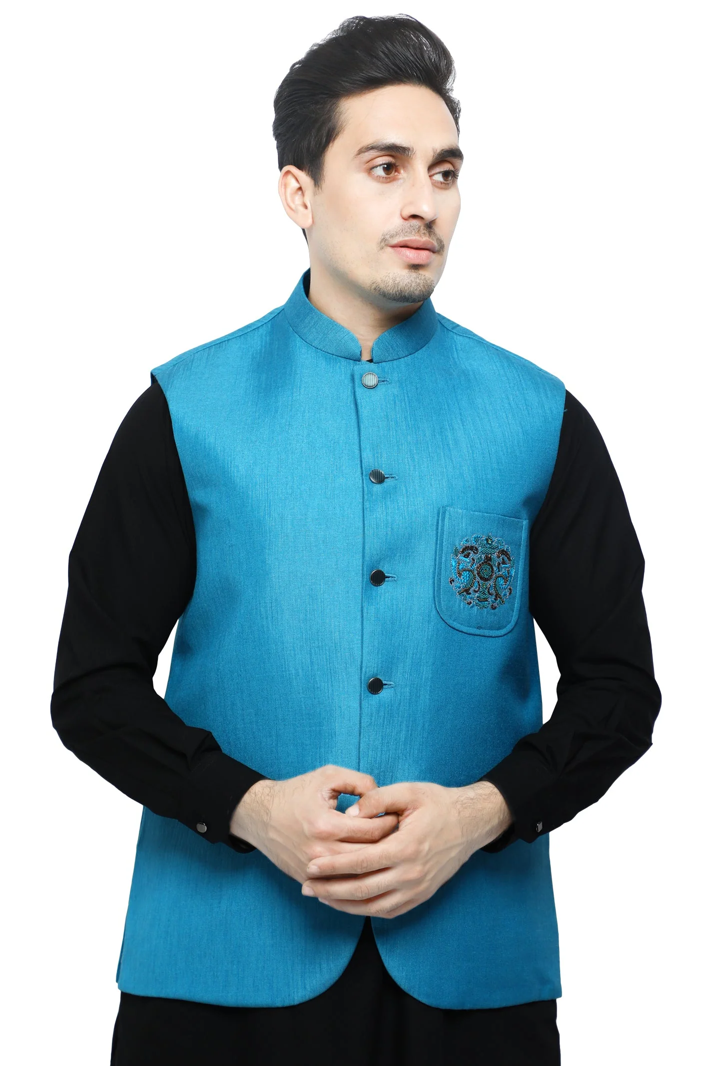 Teal Waistcoat