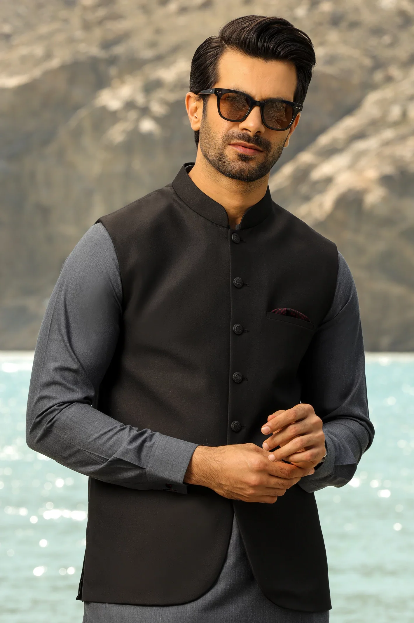 Black Waistcoat - Image 2