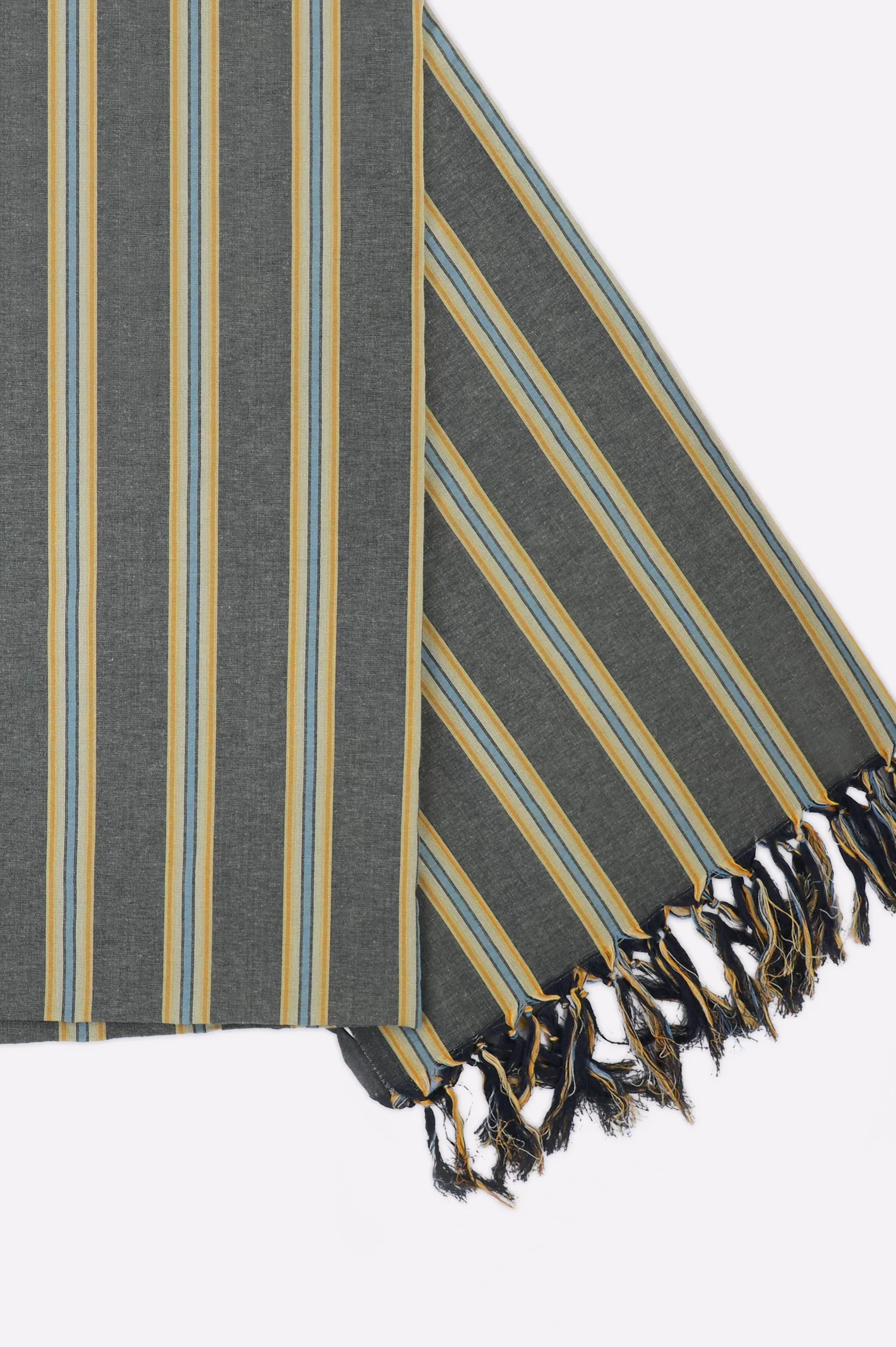 Grey Plain Dupatta - Image 2