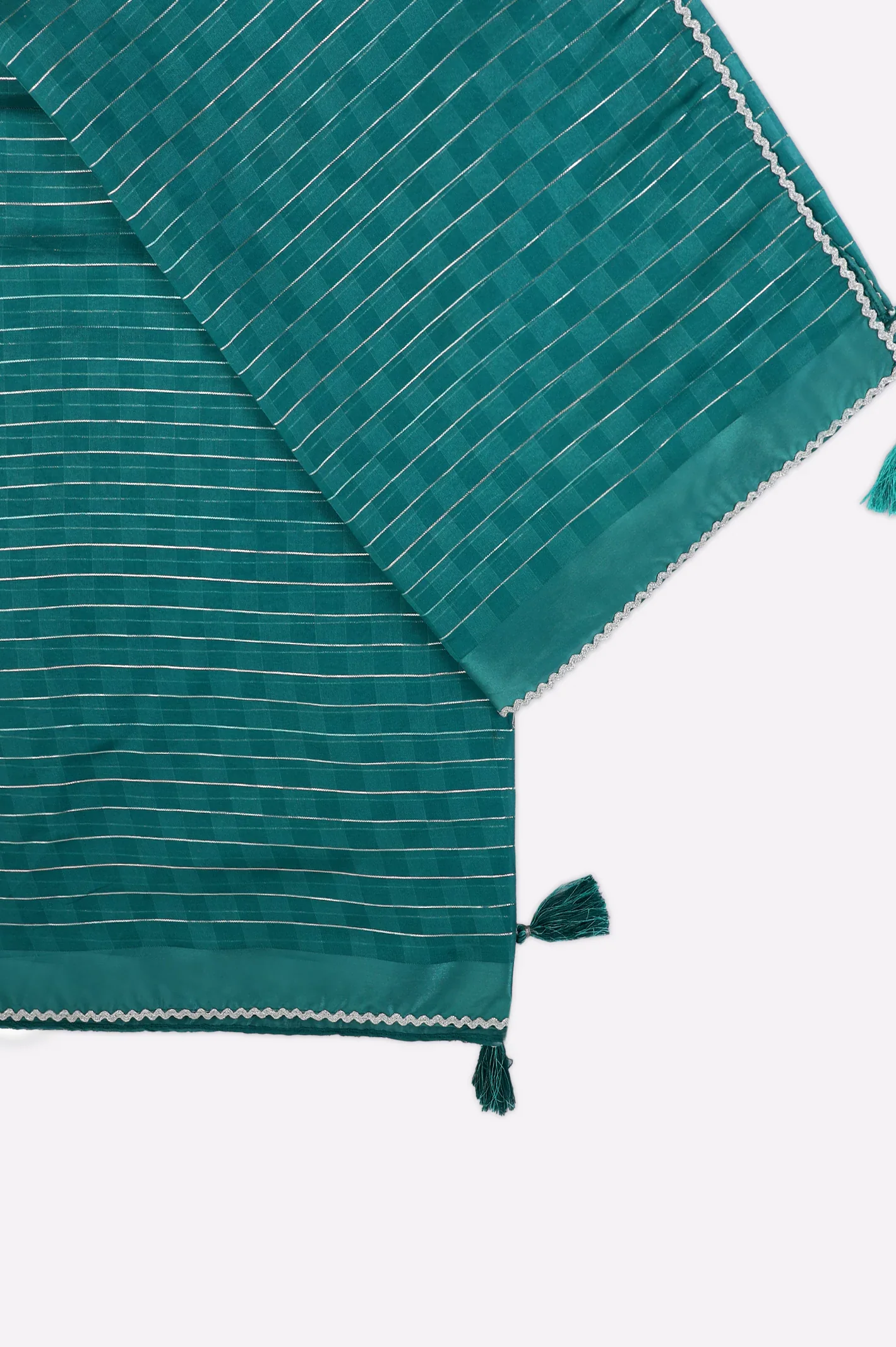 Green Lace Dupatta - Image 2
