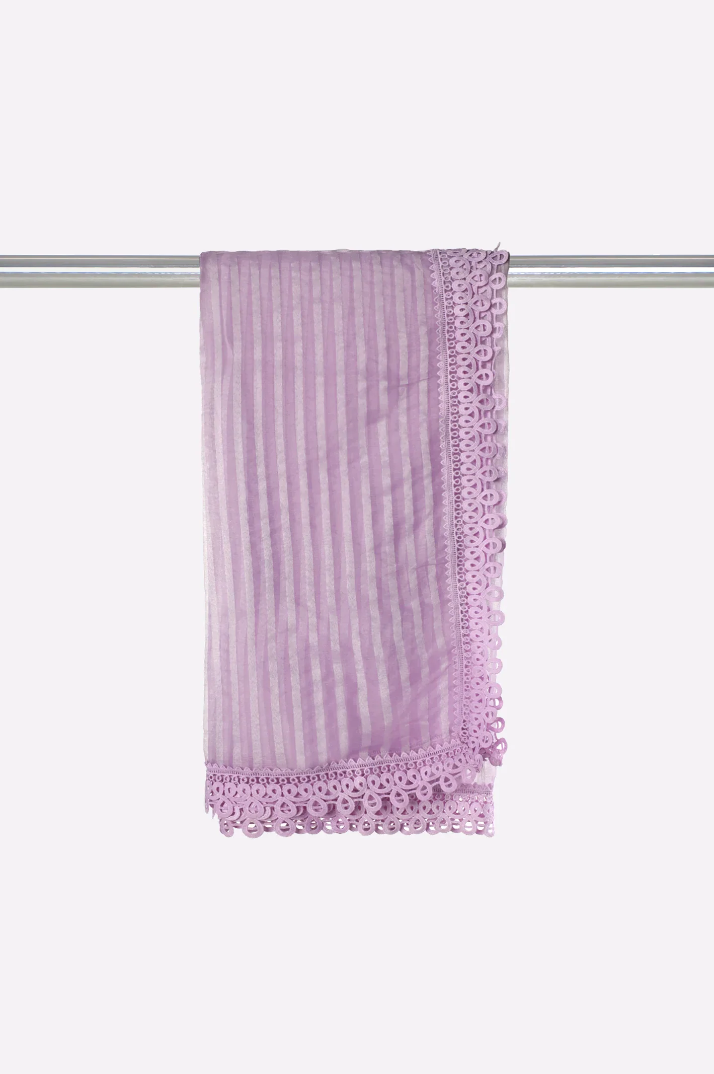 Light Purple Plain Dupatta