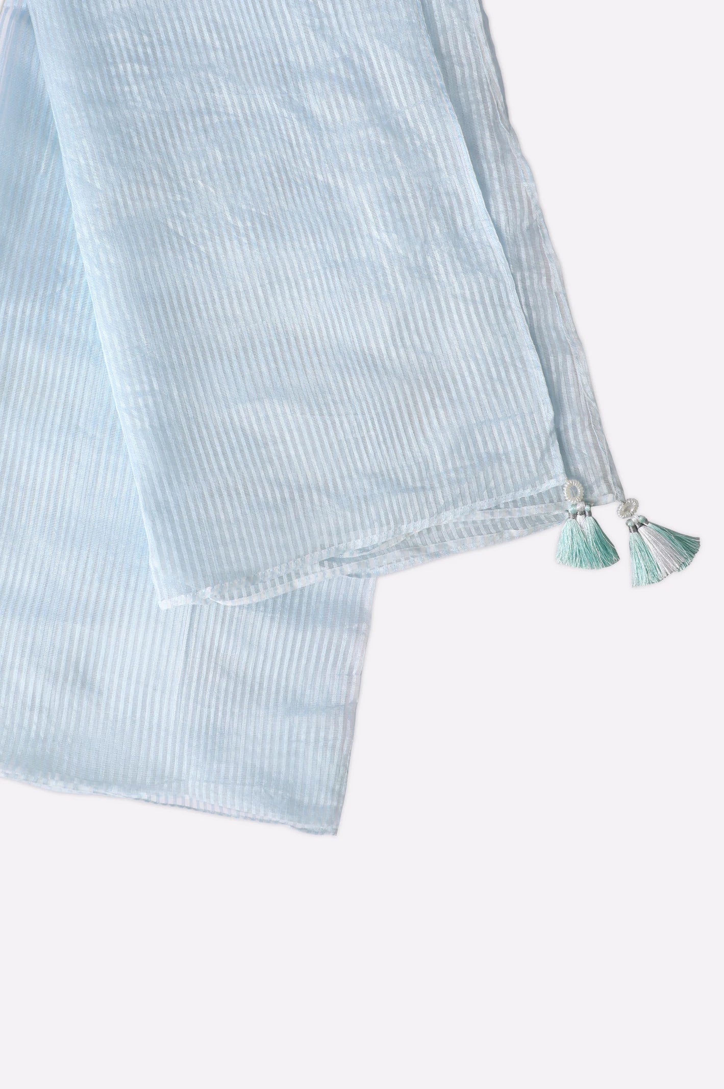 Light Blue Dupatta - Image 2
