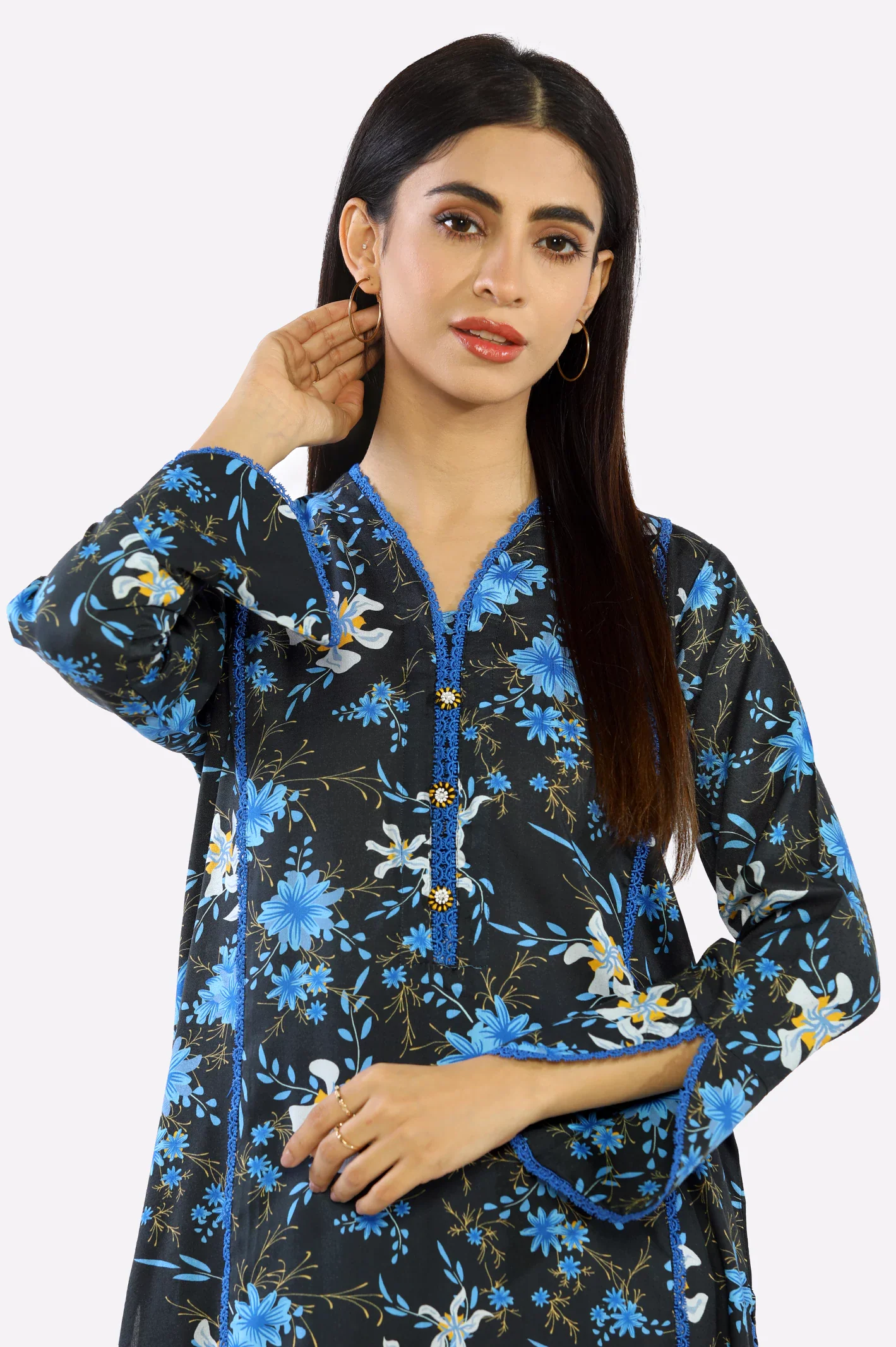 Black Printed 2PC - Image 3