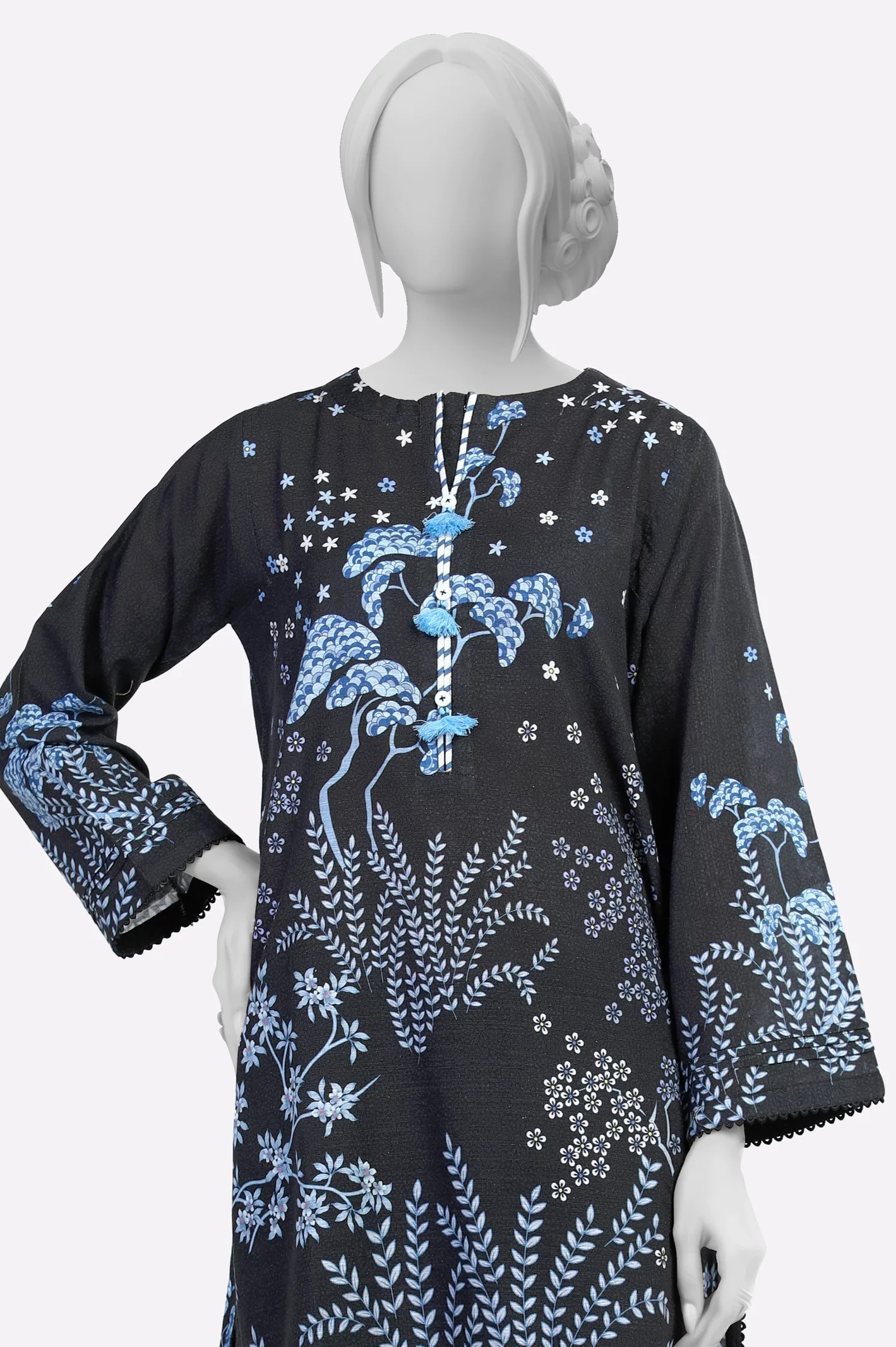 Black Printed 2PC - Image 2