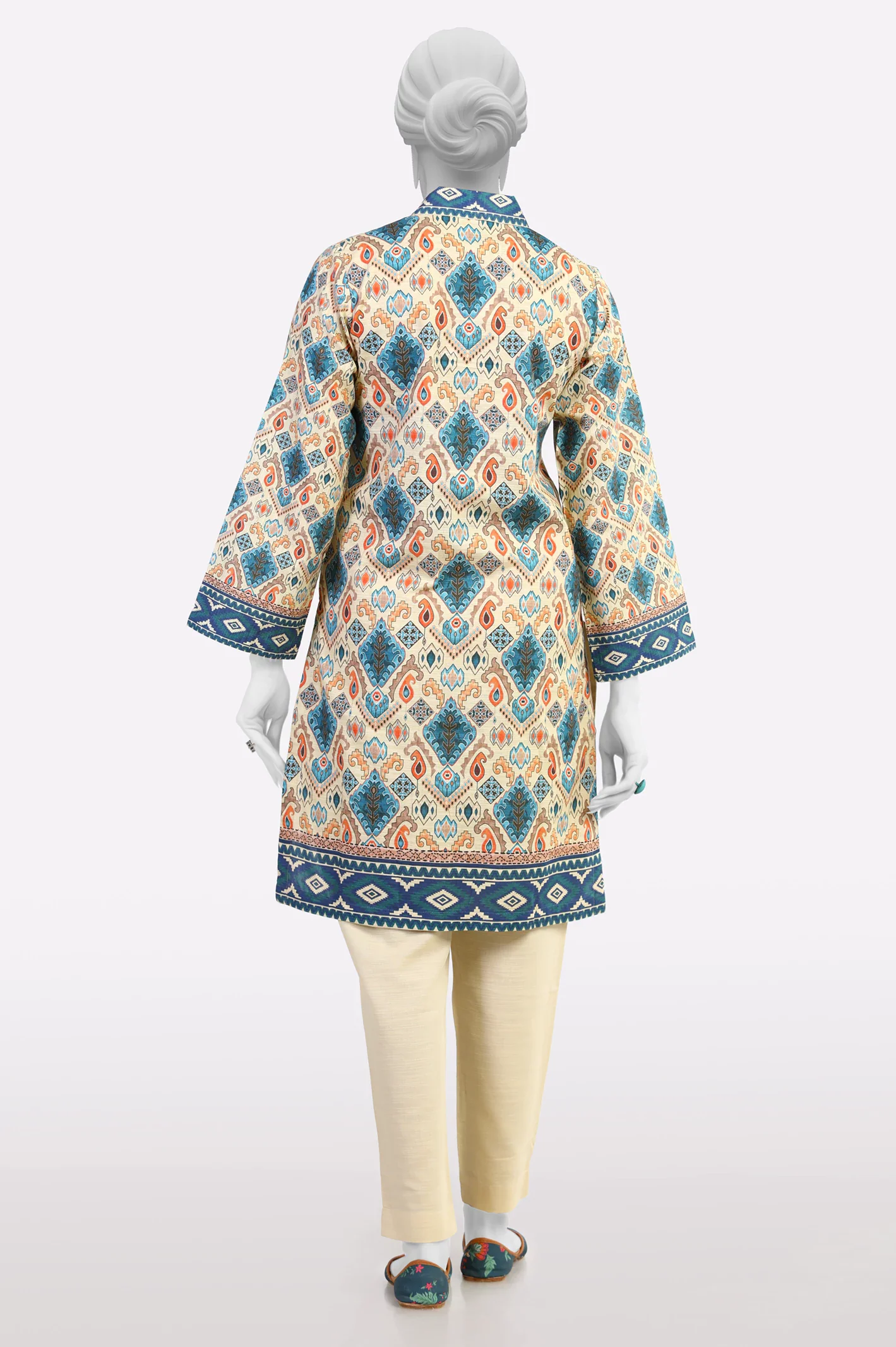 Beige Printed 2PC - Image 3