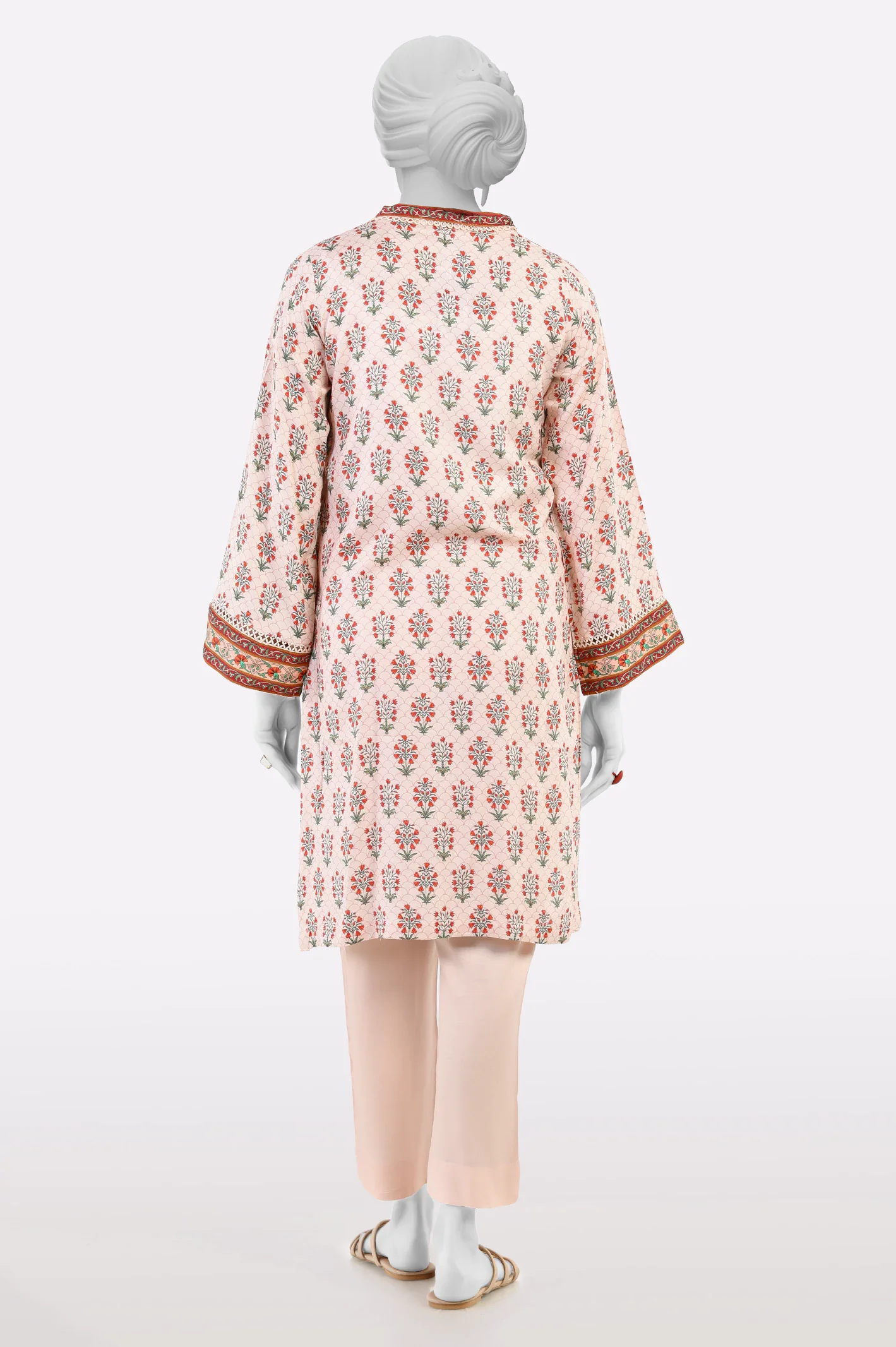 Light Peach Printed 2PC - Image 3