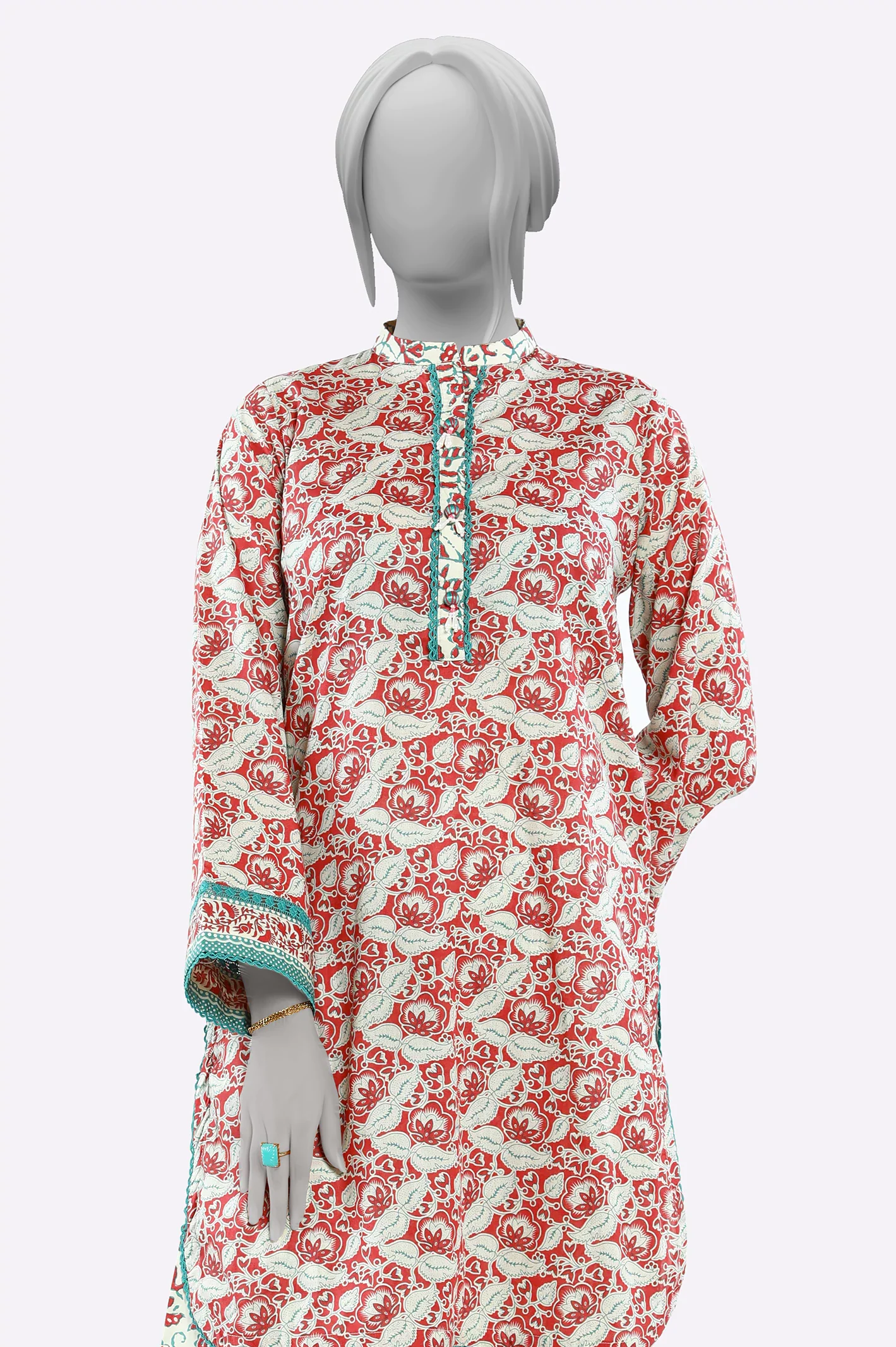 Red Printed 2PC - Image 2