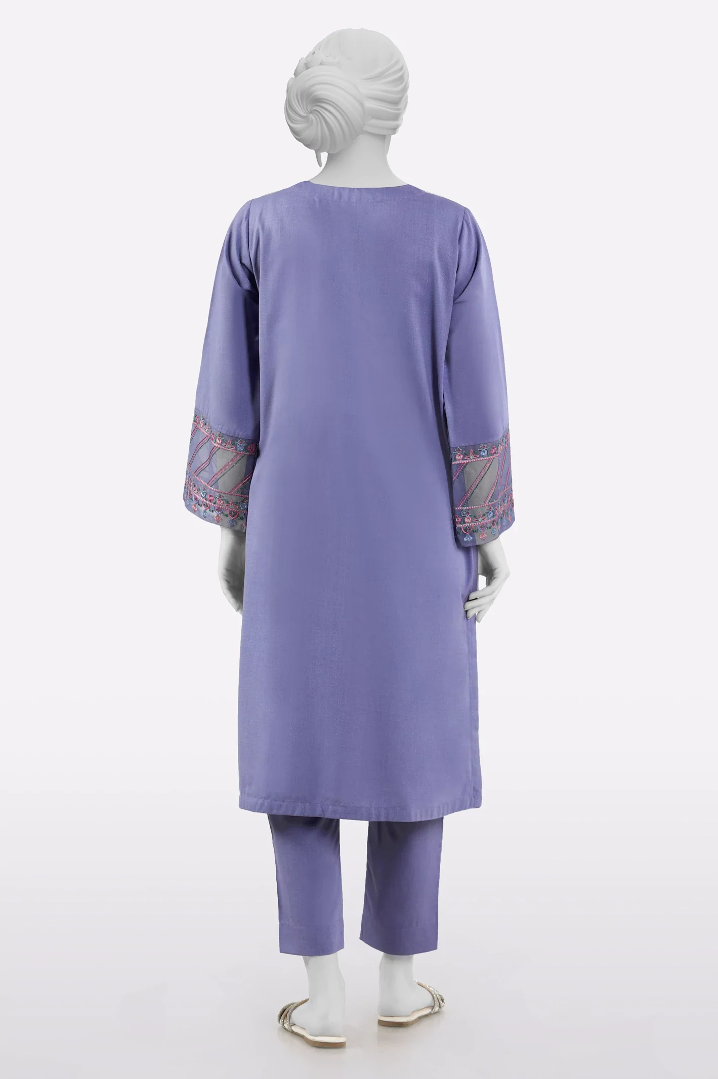 Purple Embroidered 2PC - Image 3