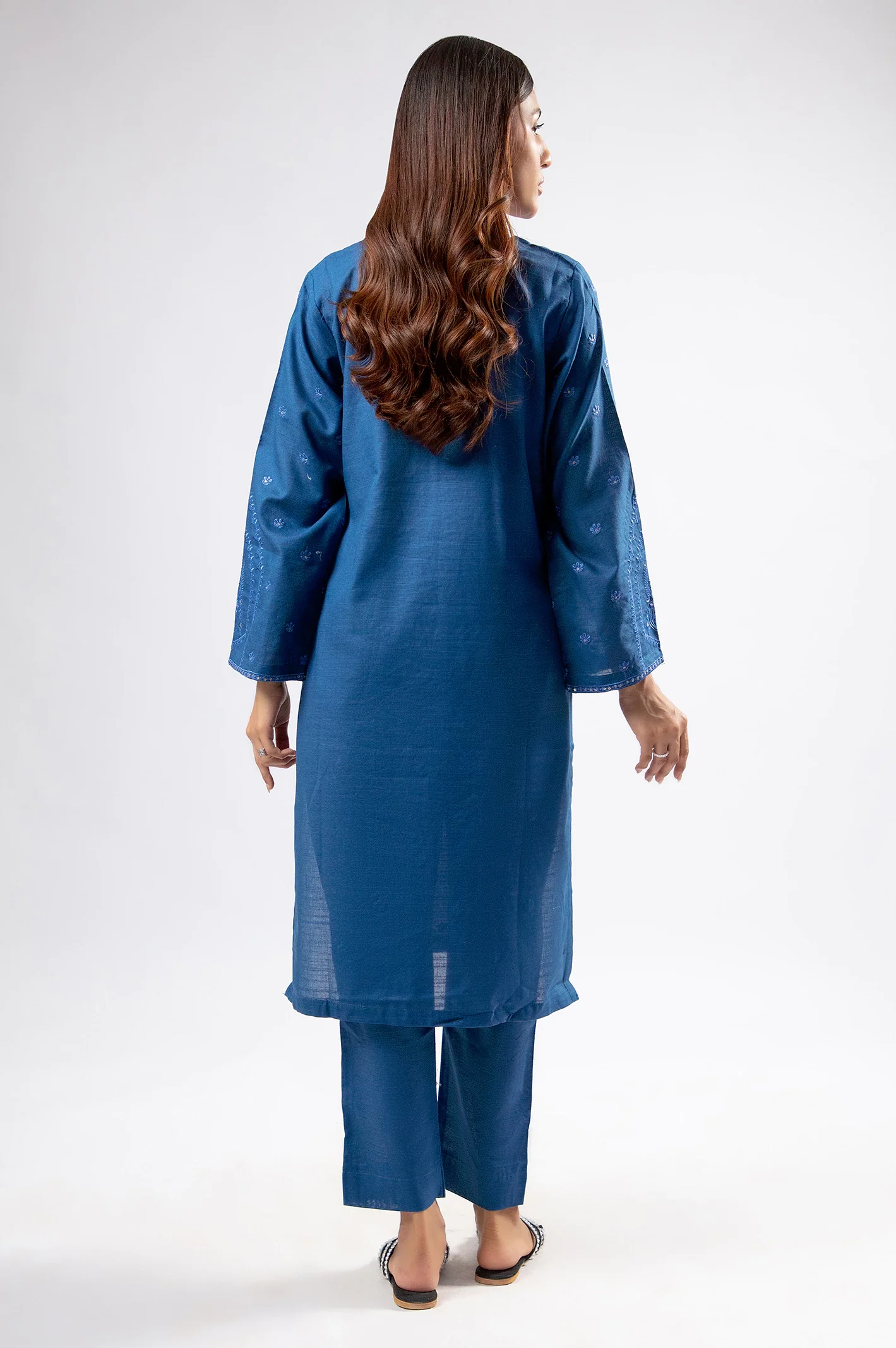 Blue Embroidered 2PC - Image 4