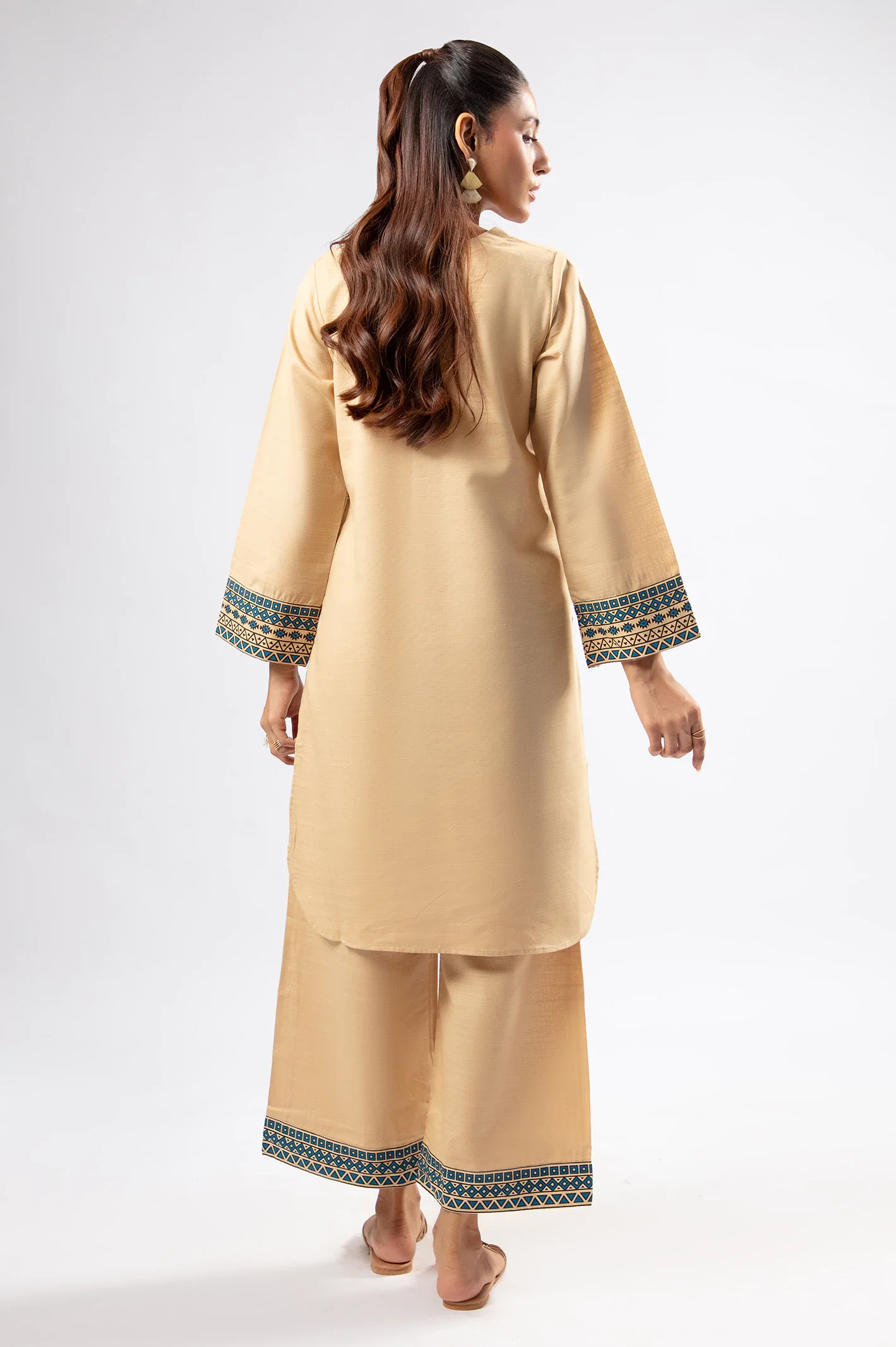 Beige Printed 2PC - Image 3