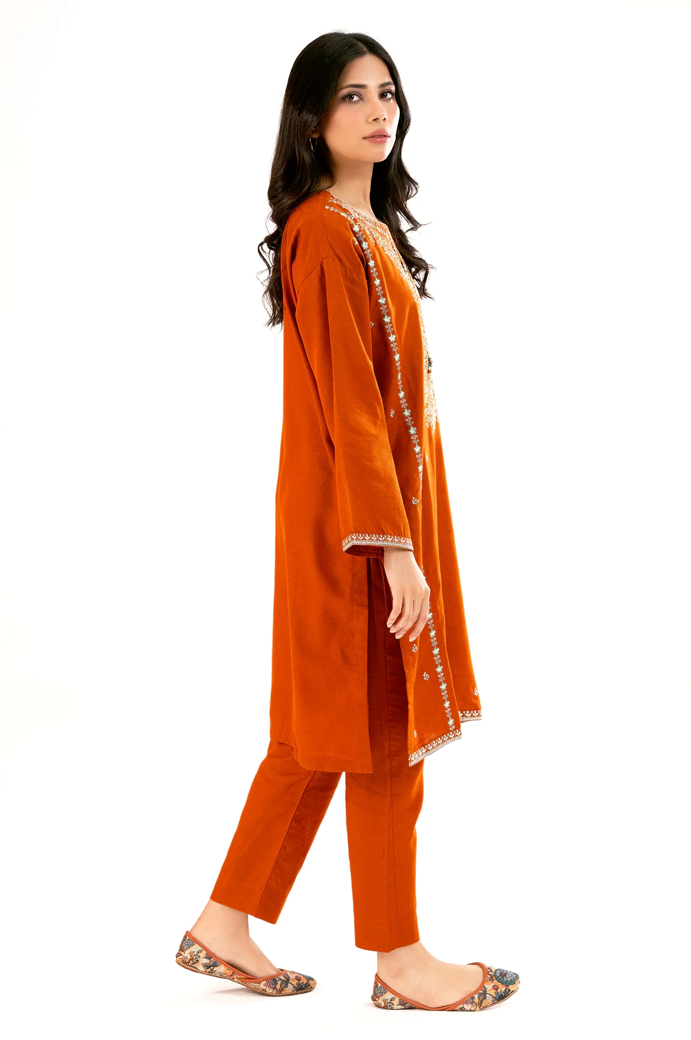 Rust Embroidered 2PC - Image 3