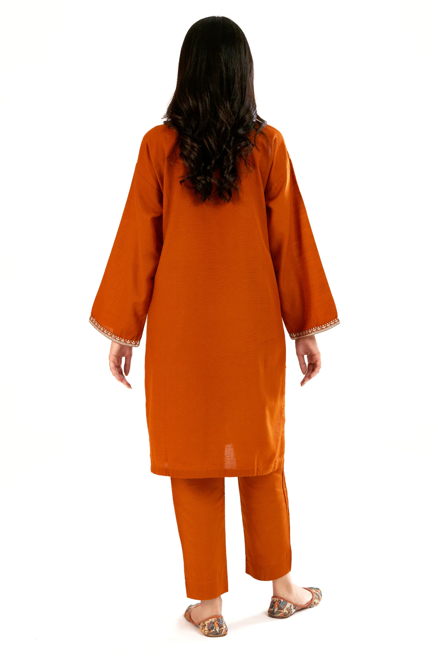 Rust Embroidered 2PC - Image 4