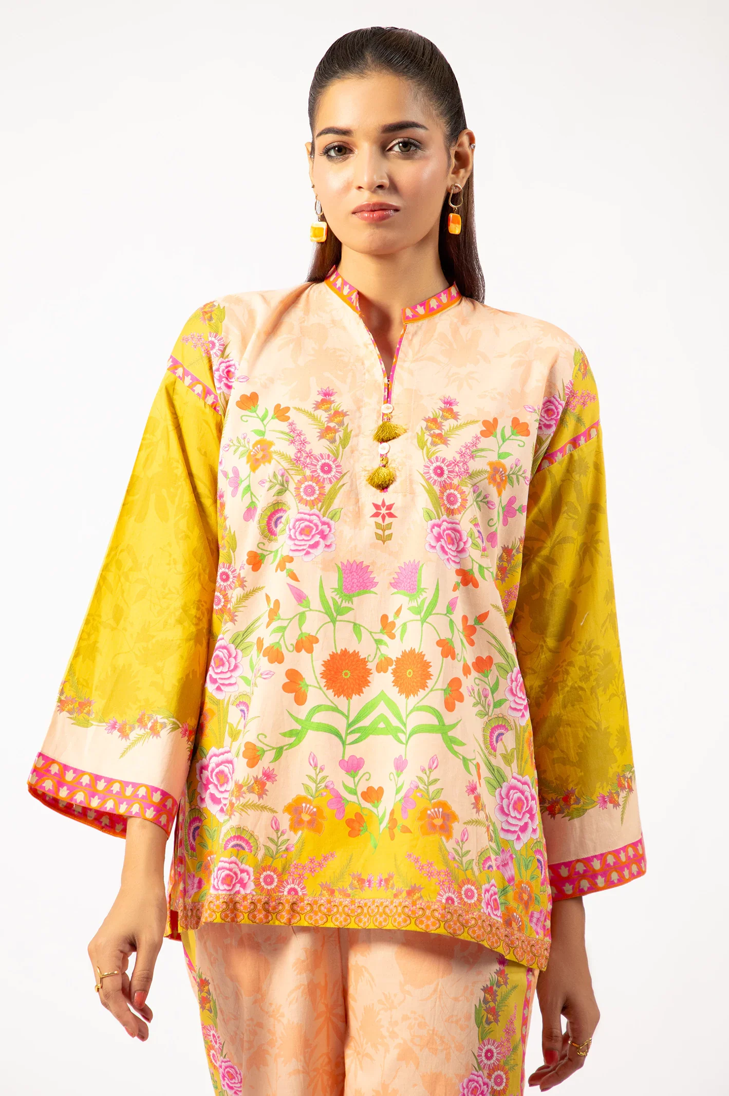 Mustard Printed 2PC - Image 3