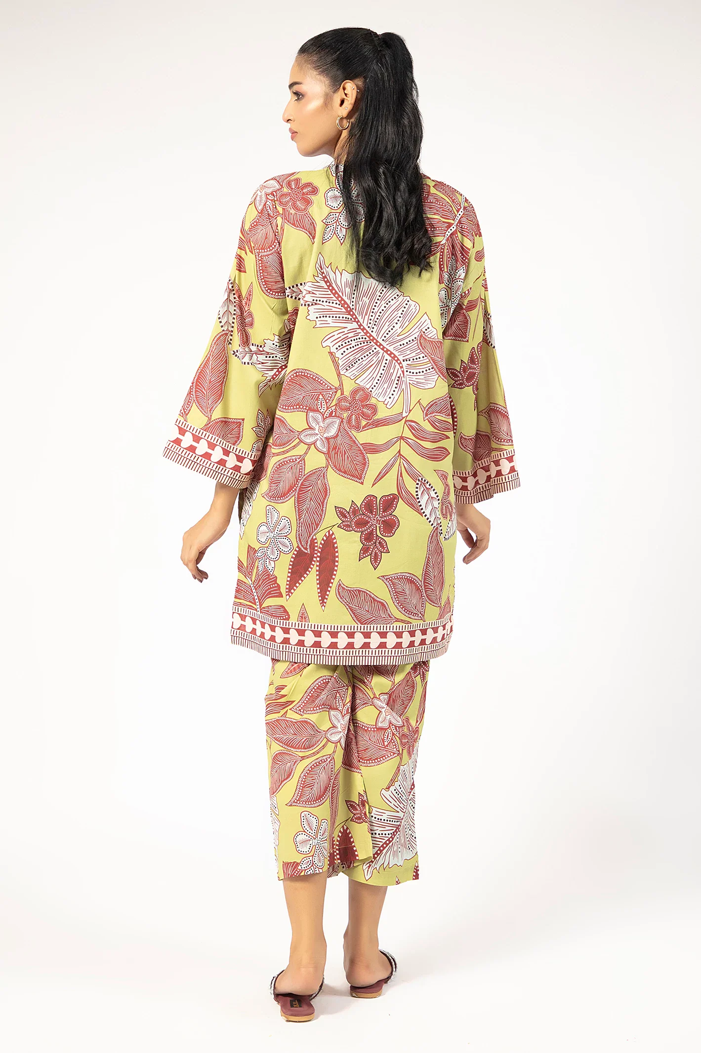 Lime Printed 2PC - Image 4