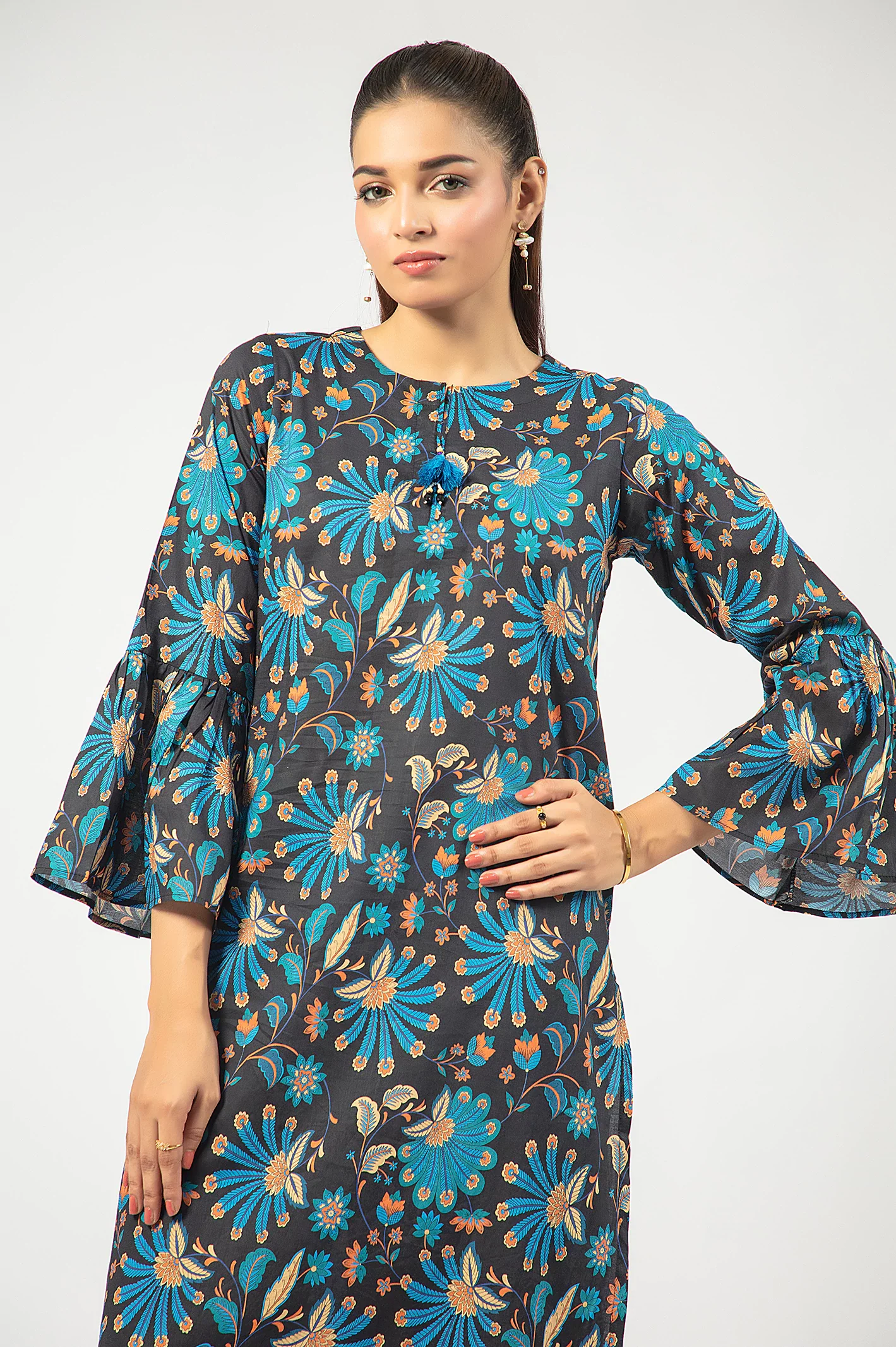 Black Printed 2PC - Image 2