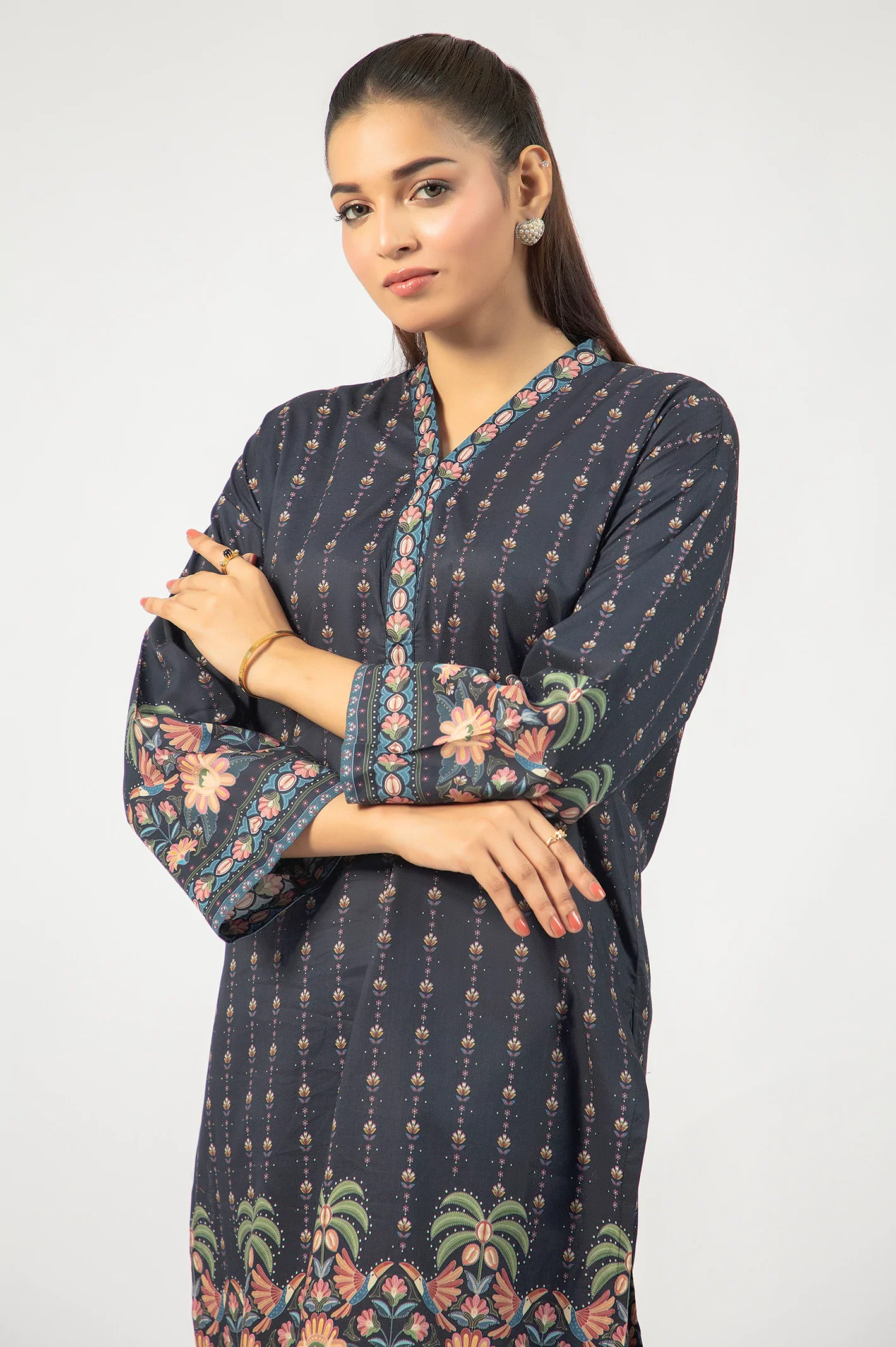 Black Printed 2PC - Image 2