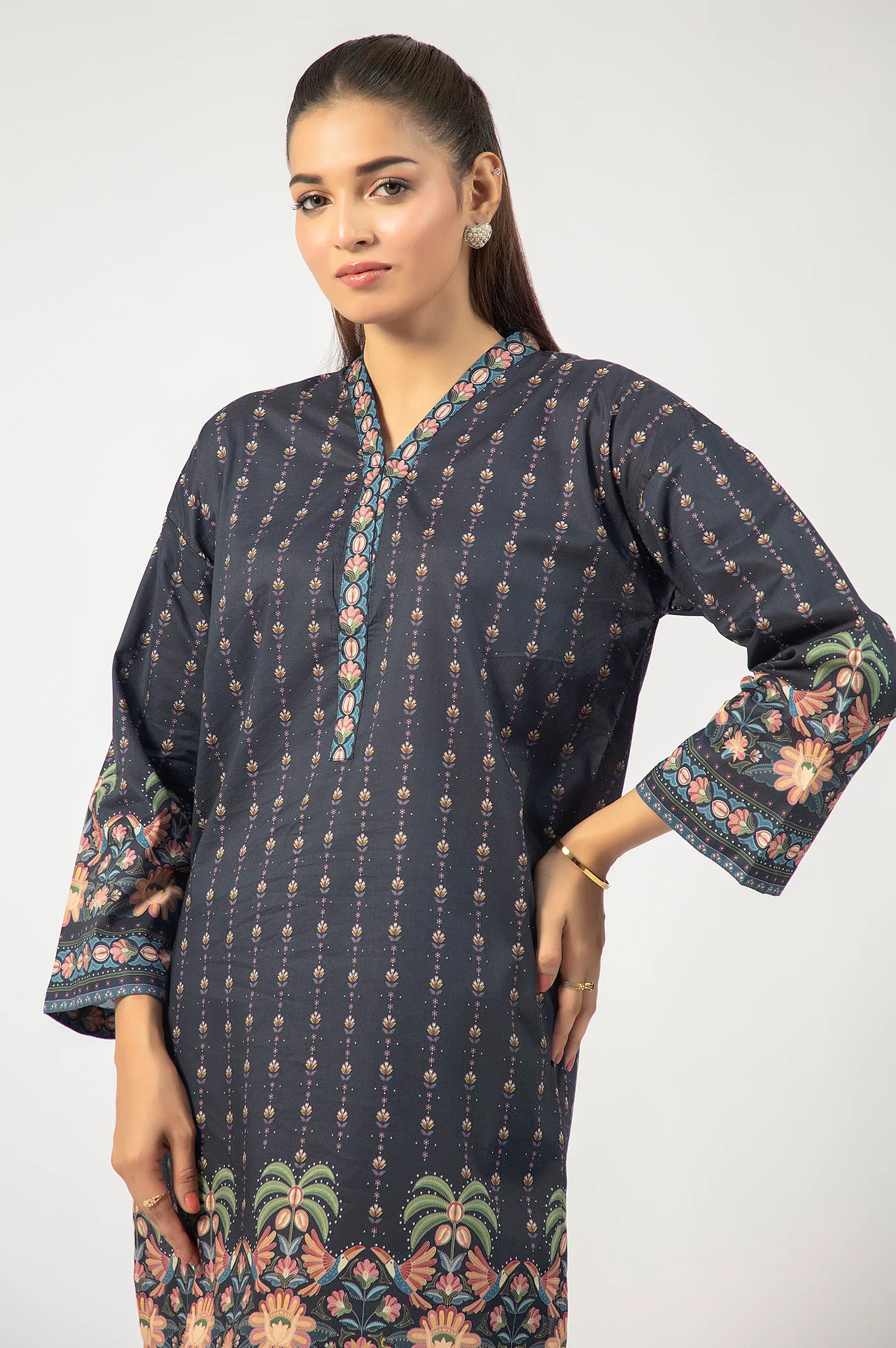 Black Printed 2PC - Image 3