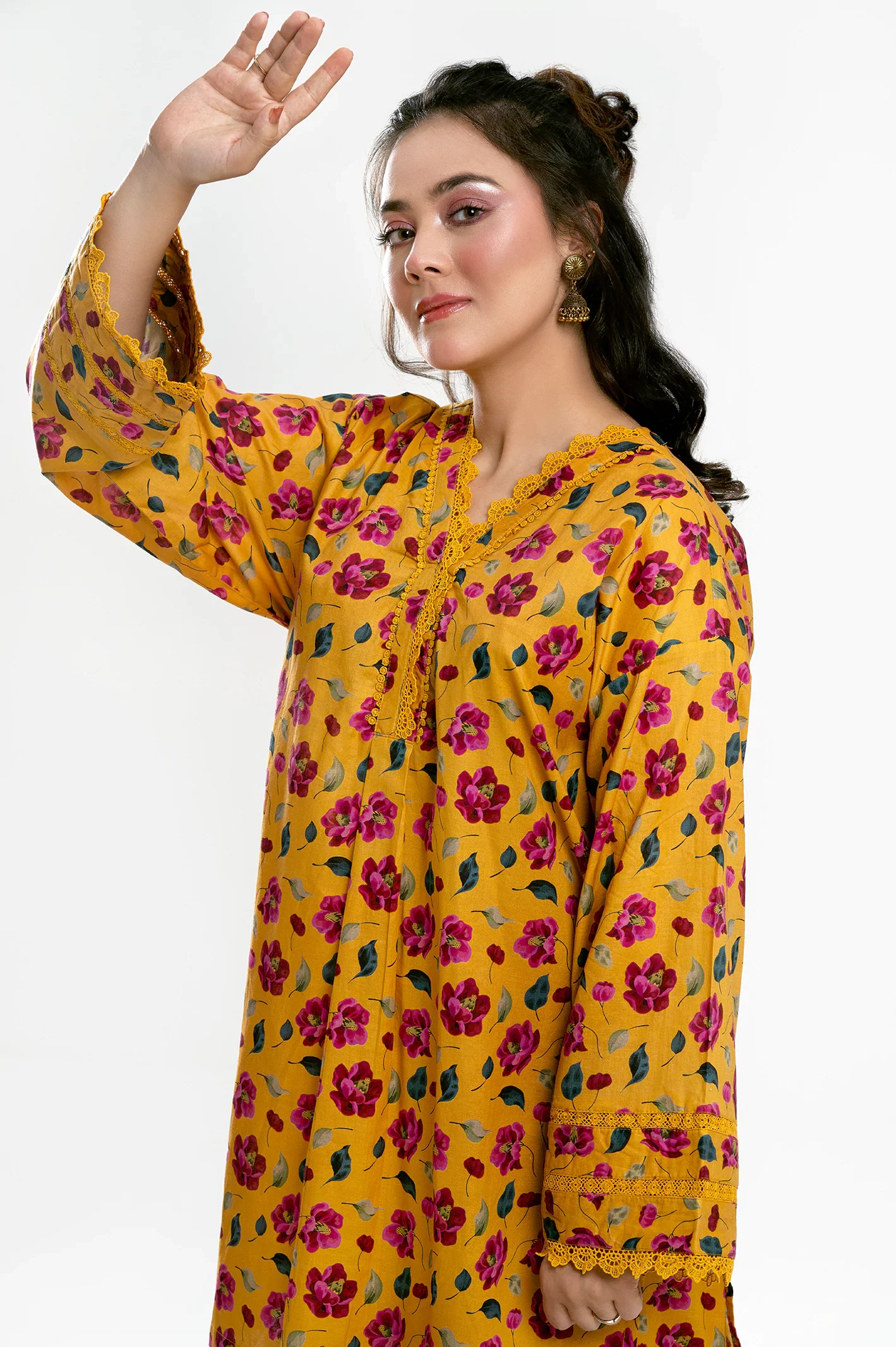 Yellow Printed 2PC - Image 2