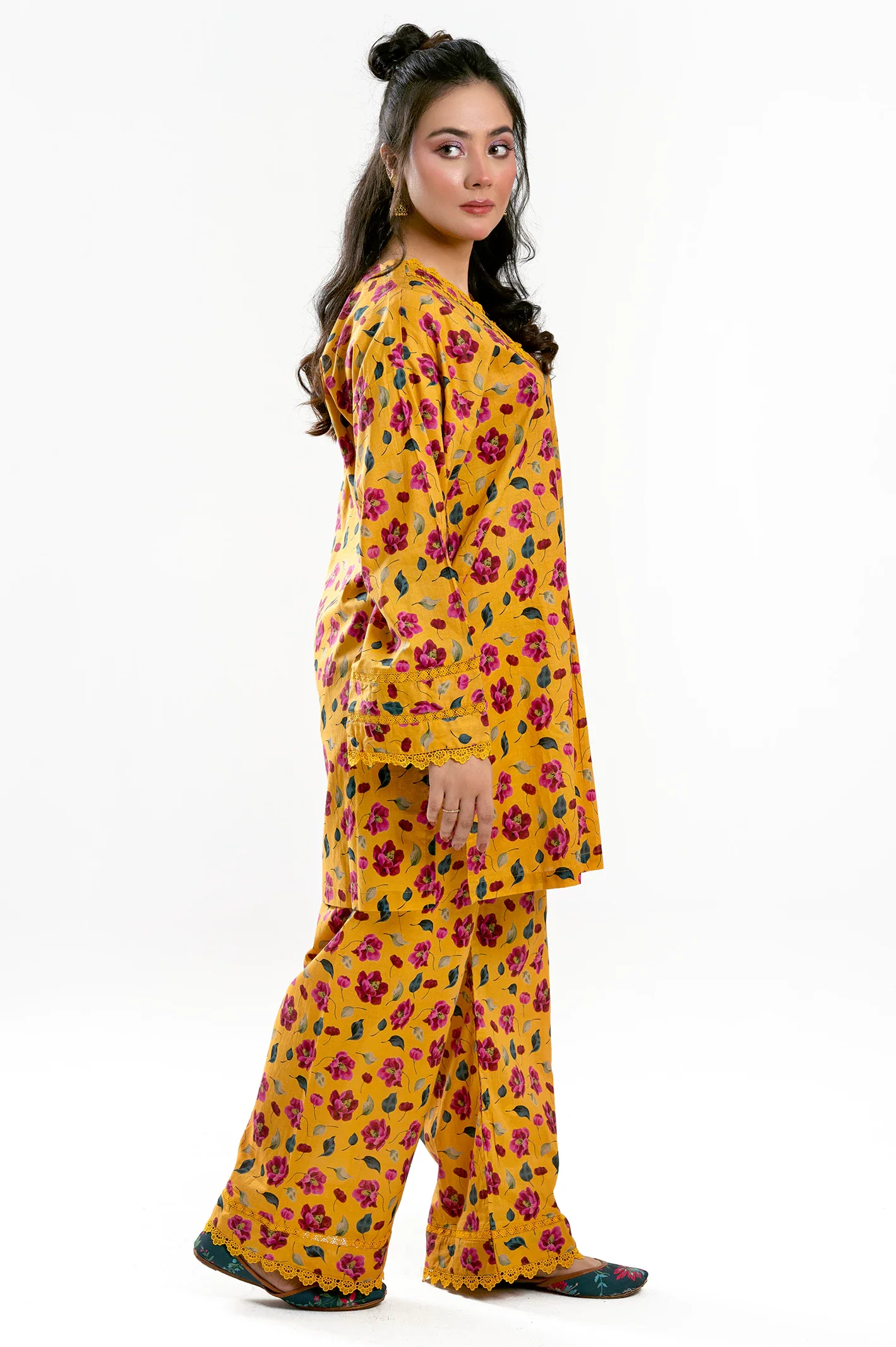 Yellow Printed 2PC - Image 3