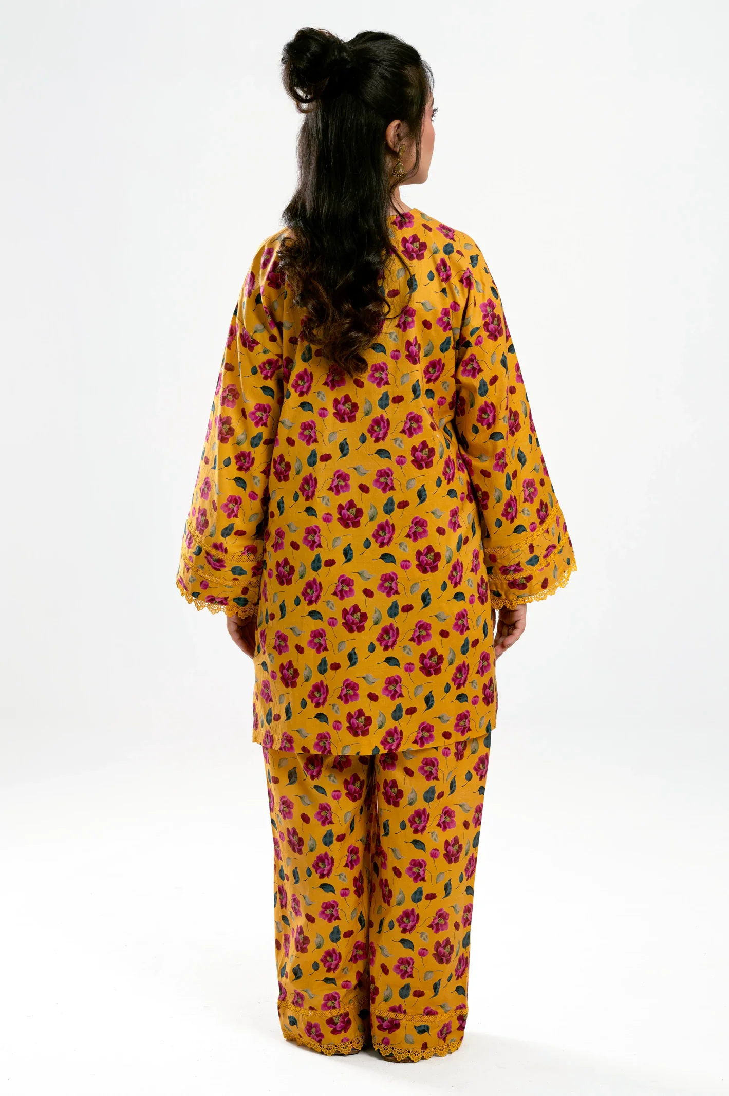 Yellow Printed 2PC - Image 4