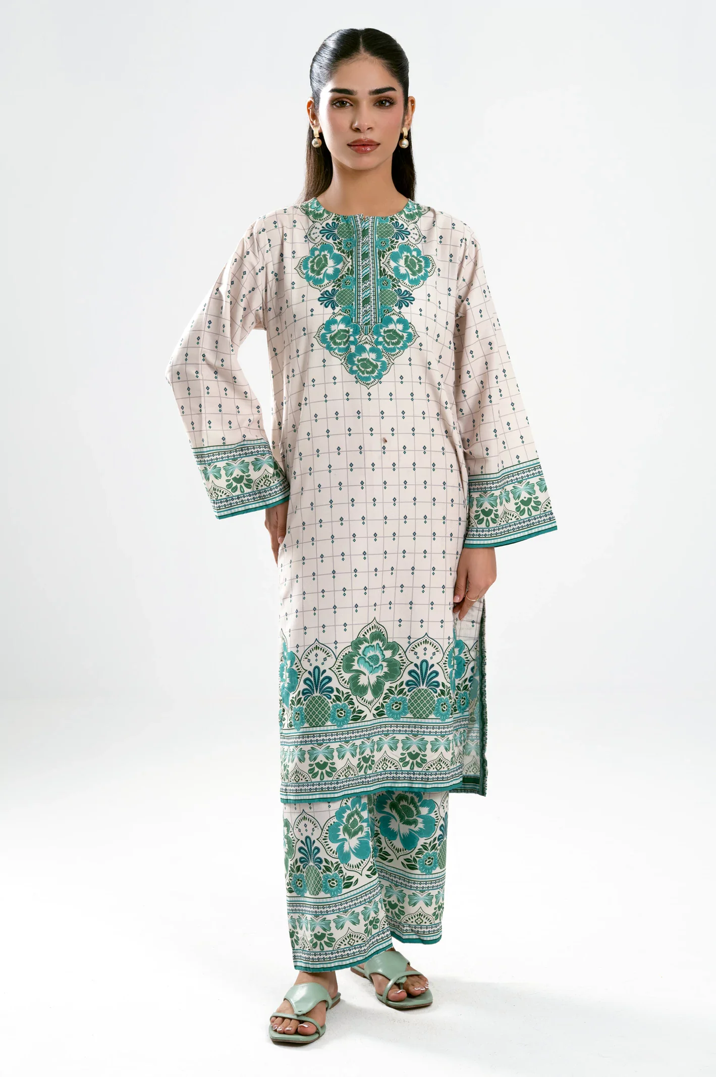 Green Printed 2PC