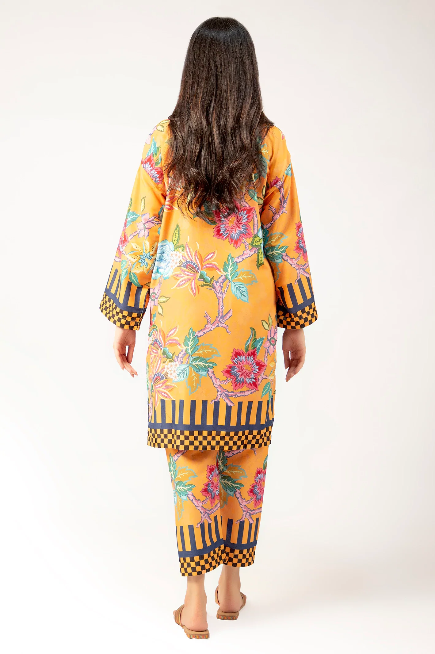 Mustard Printed 2PC - Image 4