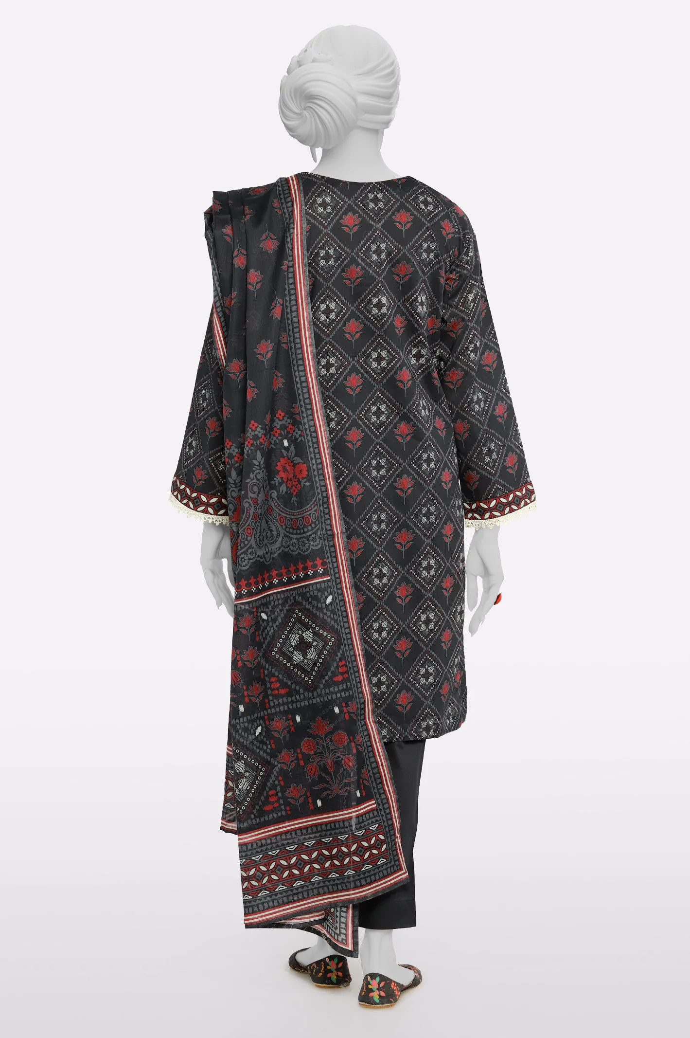 Black Printed 3PC - Image 3
