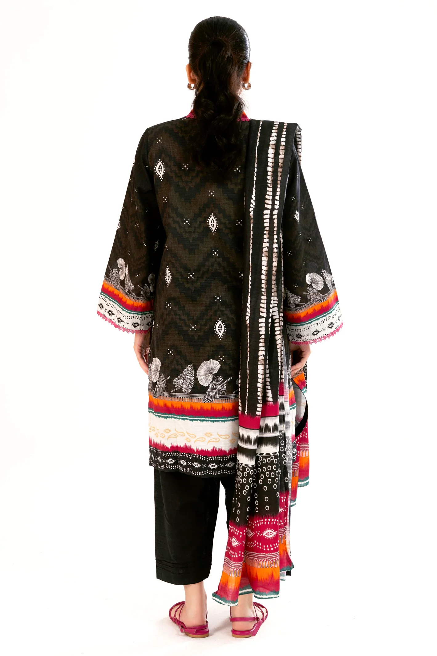Black Printed 3PC - Image 4