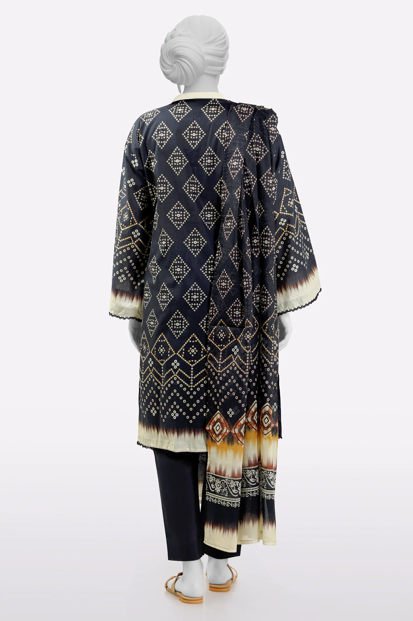 Black Printed 3PC - Image 3