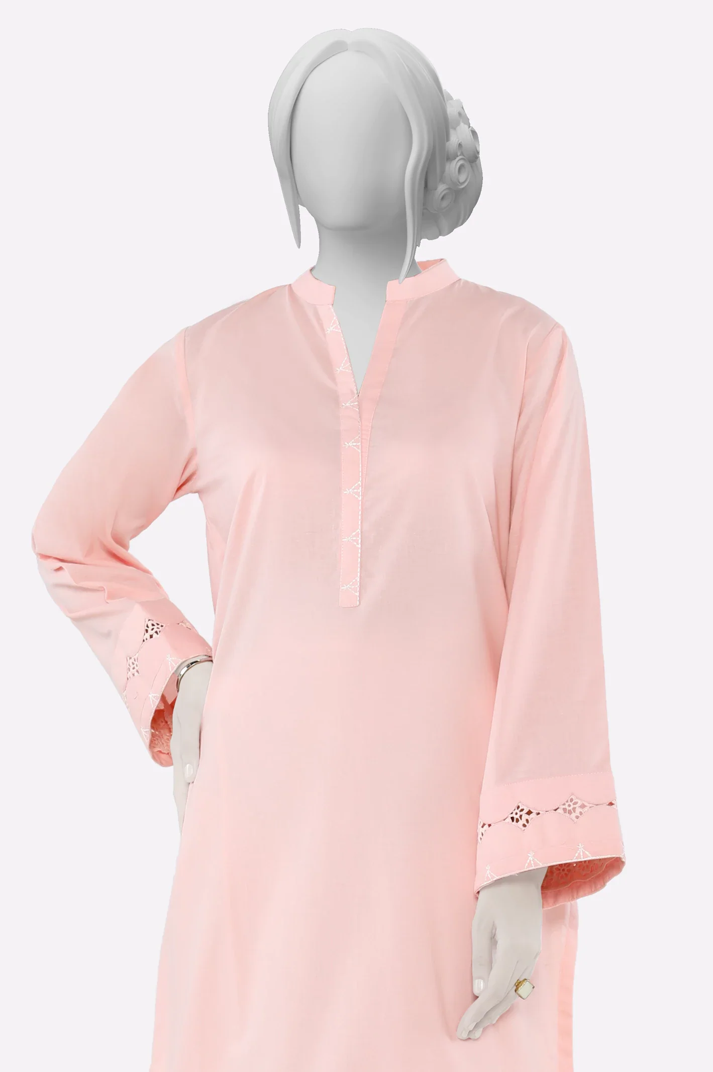 Coral Stylised Kurti - Image 2