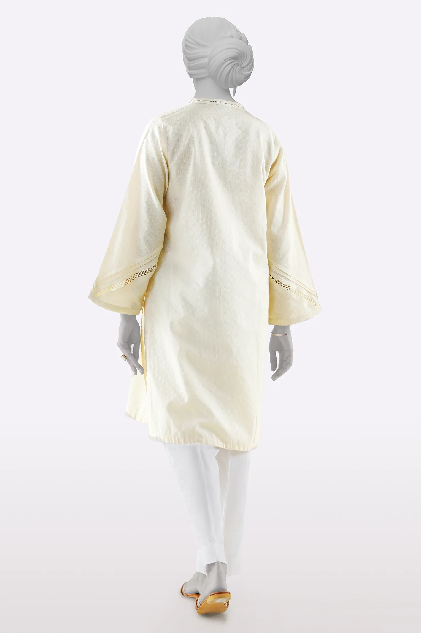 Beige Stylised Kurti - Image 3