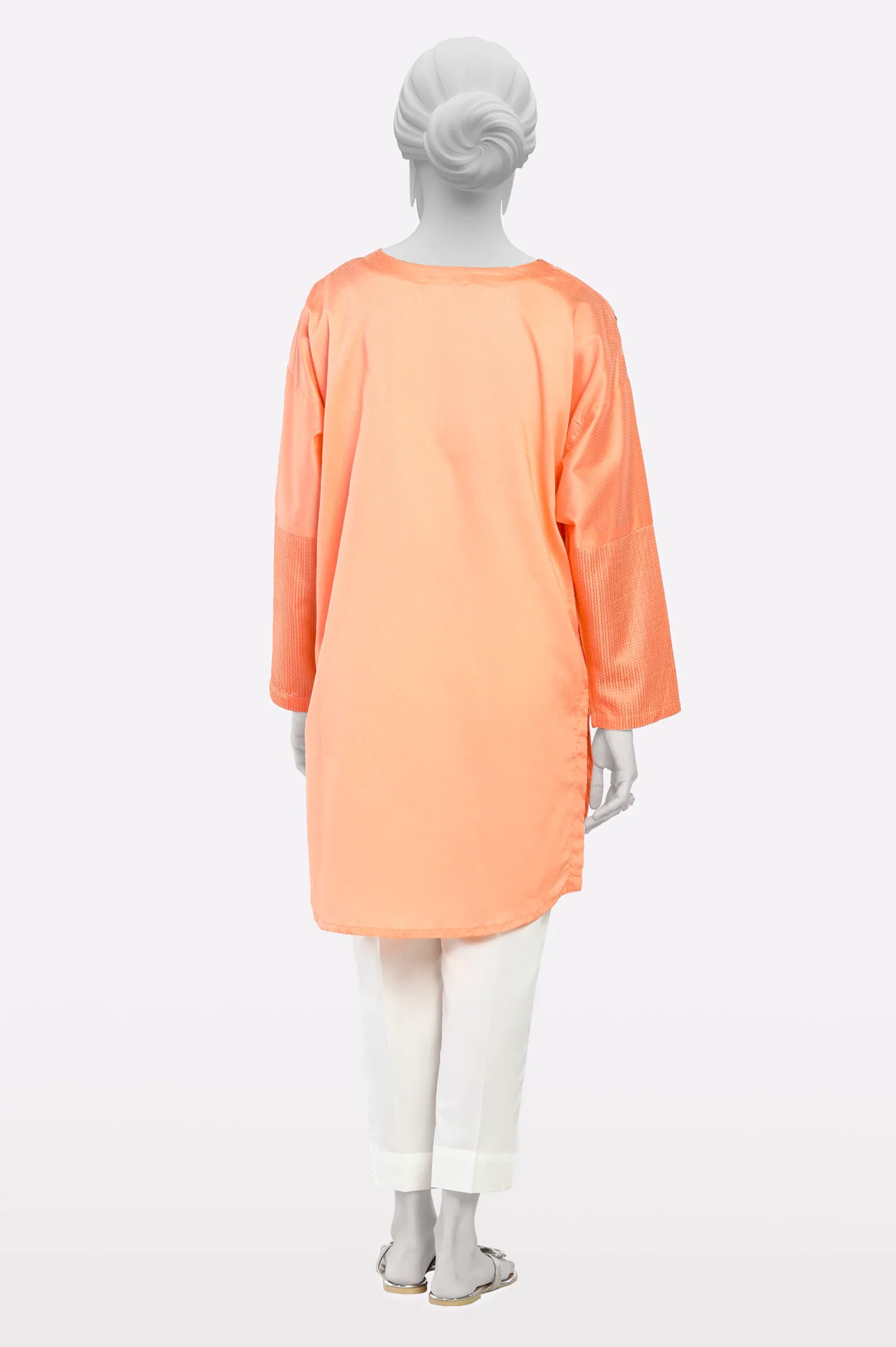 Peach Fusion Kurti - Image 3