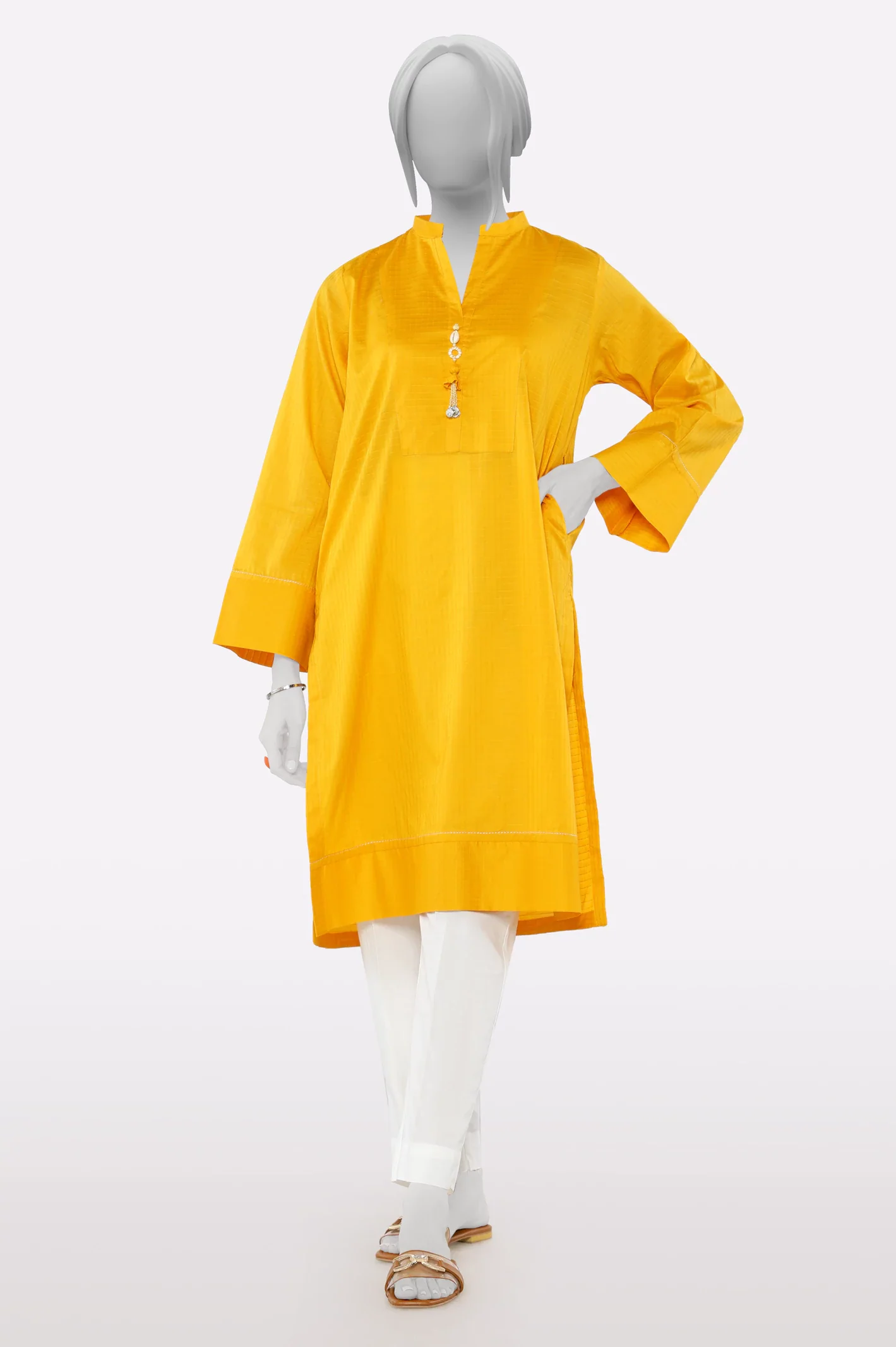 Yellow Stylised Kurti