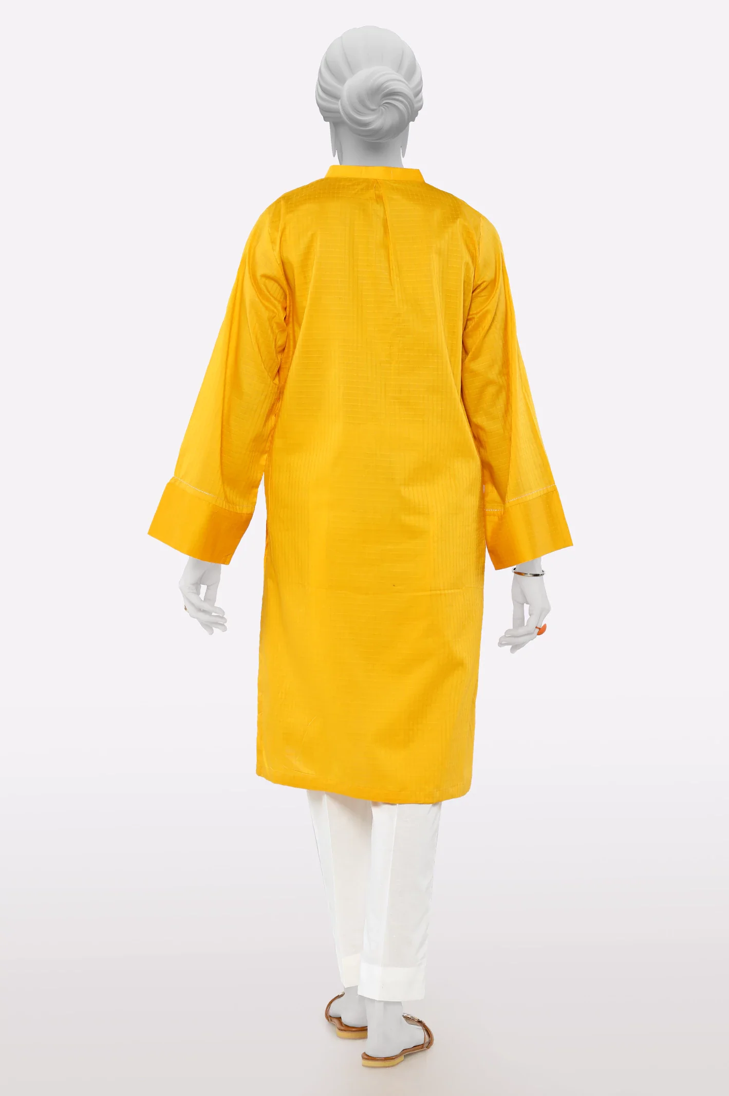 Yellow Stylised Kurti - Image 3