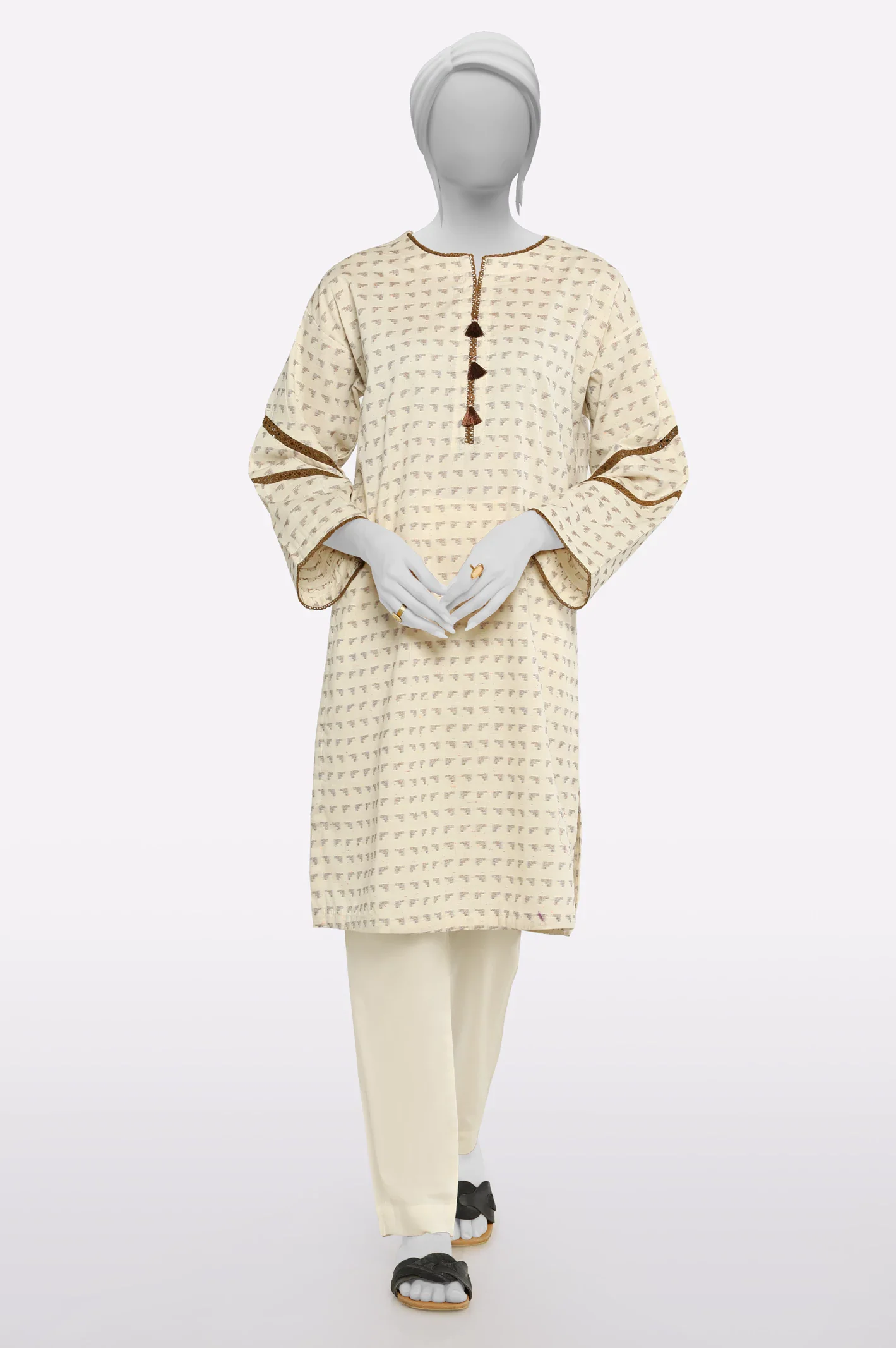 Ivory Stylised Kurti