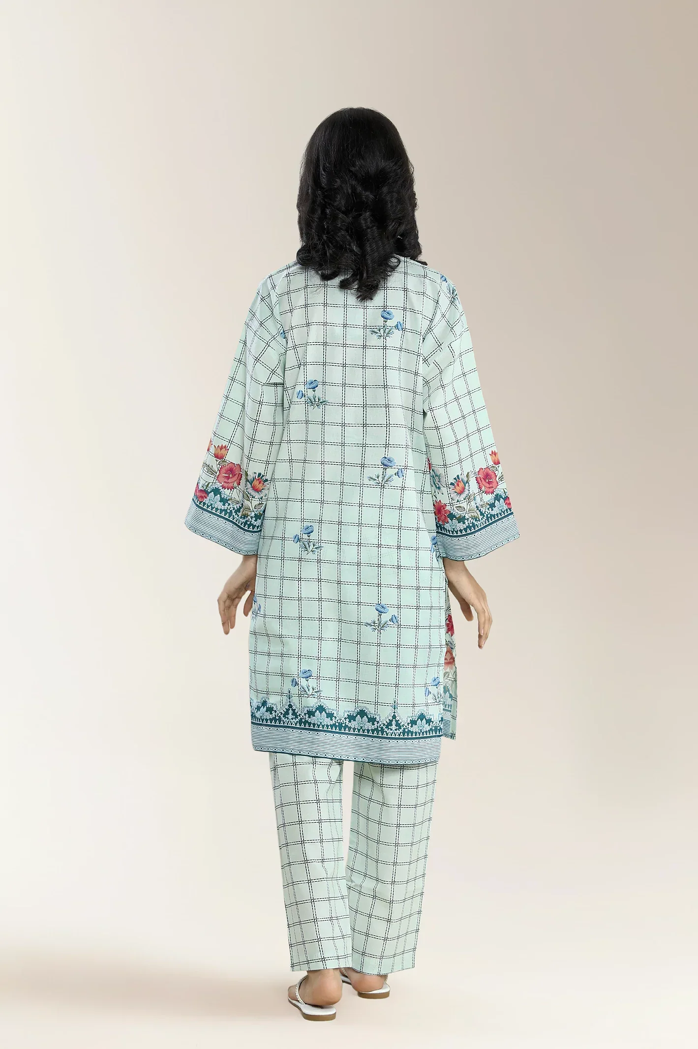 Embroidered Cambric-Ivory Teens 2Pc - Image 2