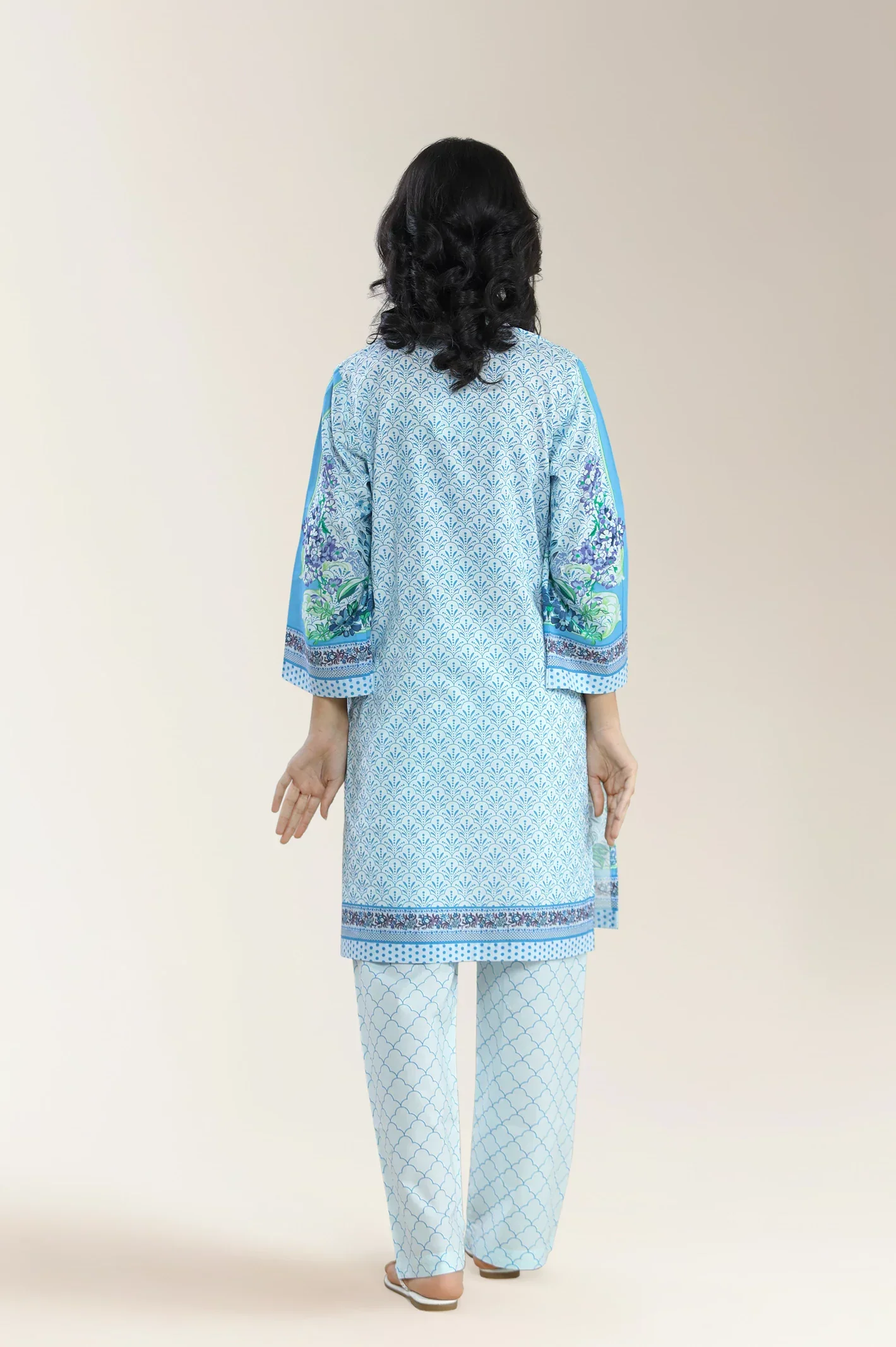 Printed Cambric-Blue Teens 2Pc - Image 2
