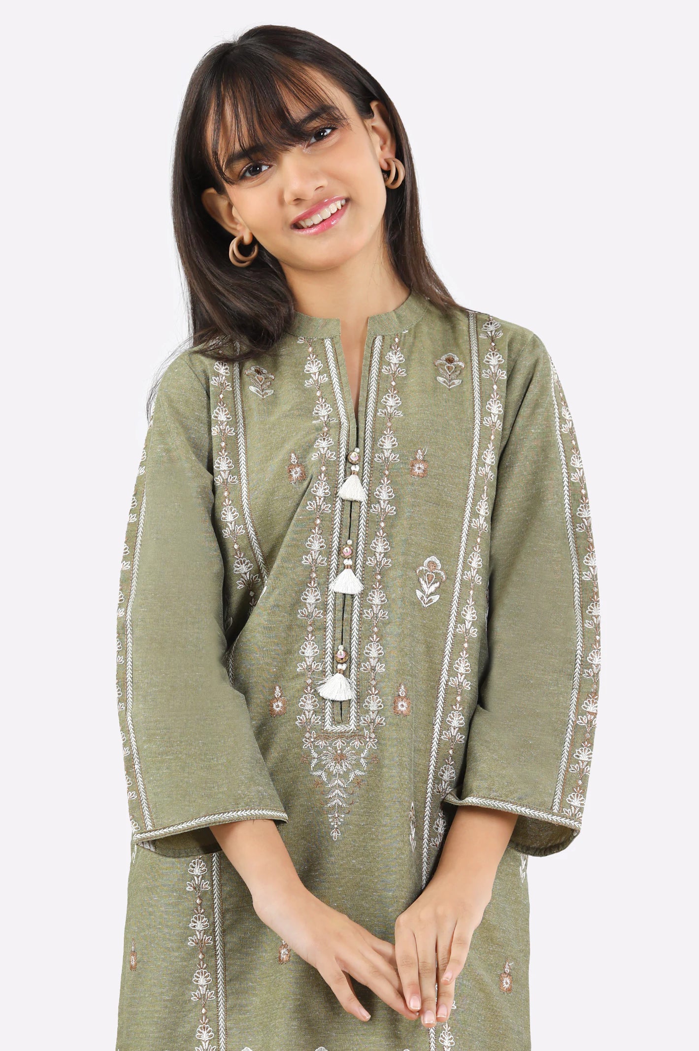 Embroidered Teens 2PC - Image 2