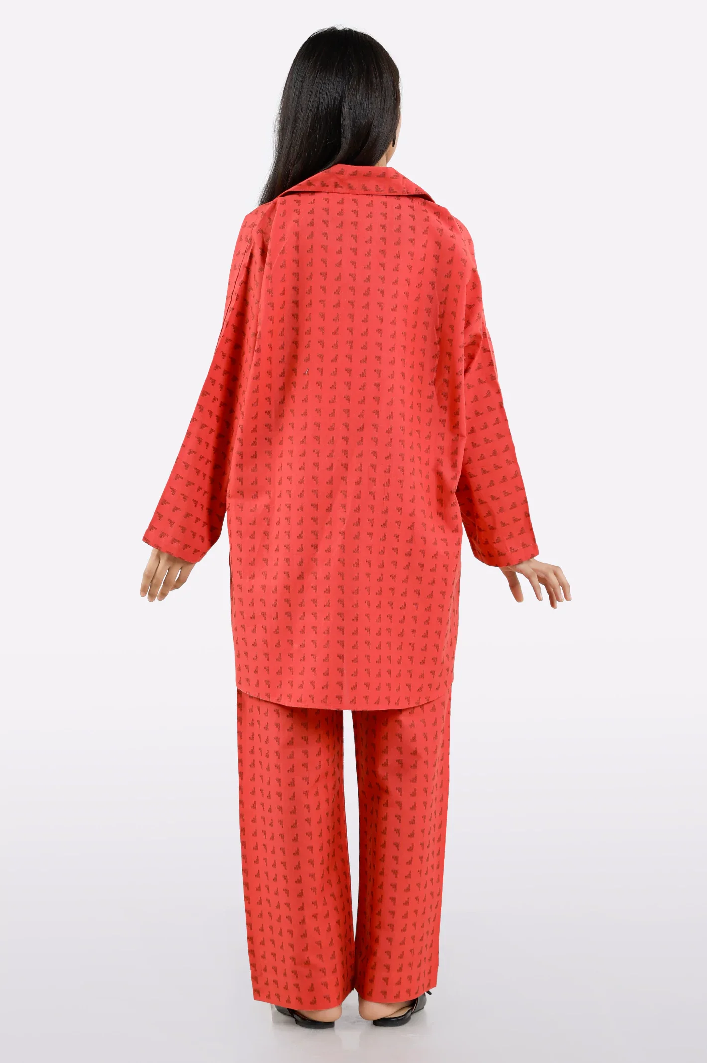 Red Stylised Teens 2PC - Image 3