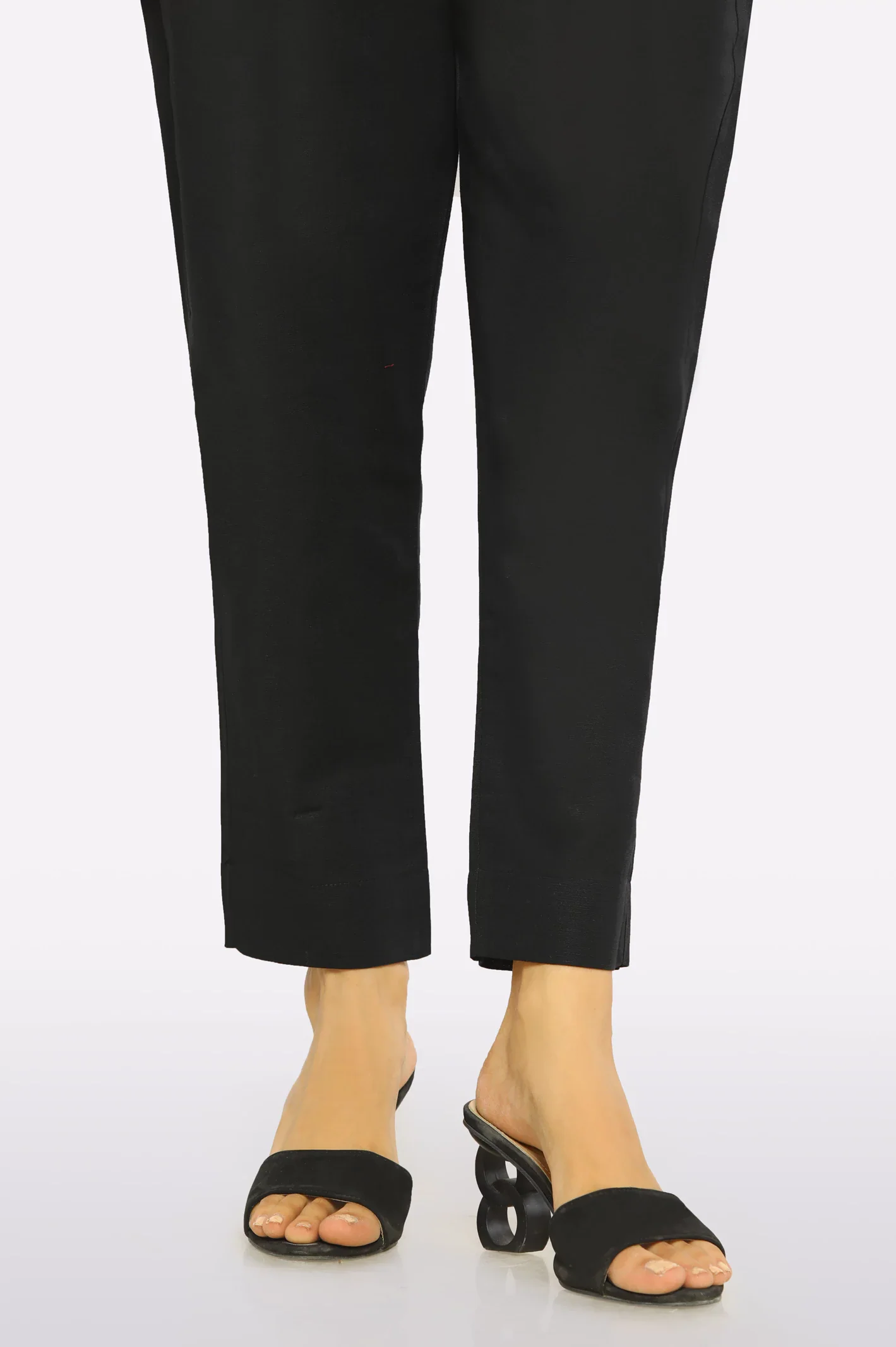 Black Plain Trouser